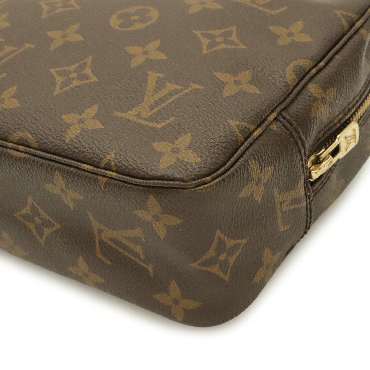 Louis Vuitton Monogram Brown Monogram Clutch Bag Handbag (Pre-Owned)