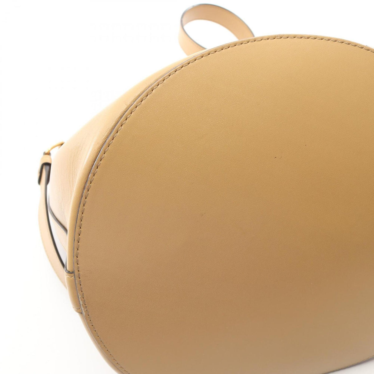 Celine Beige Leather Handbag Shoulder Bag (Pre-Owned)