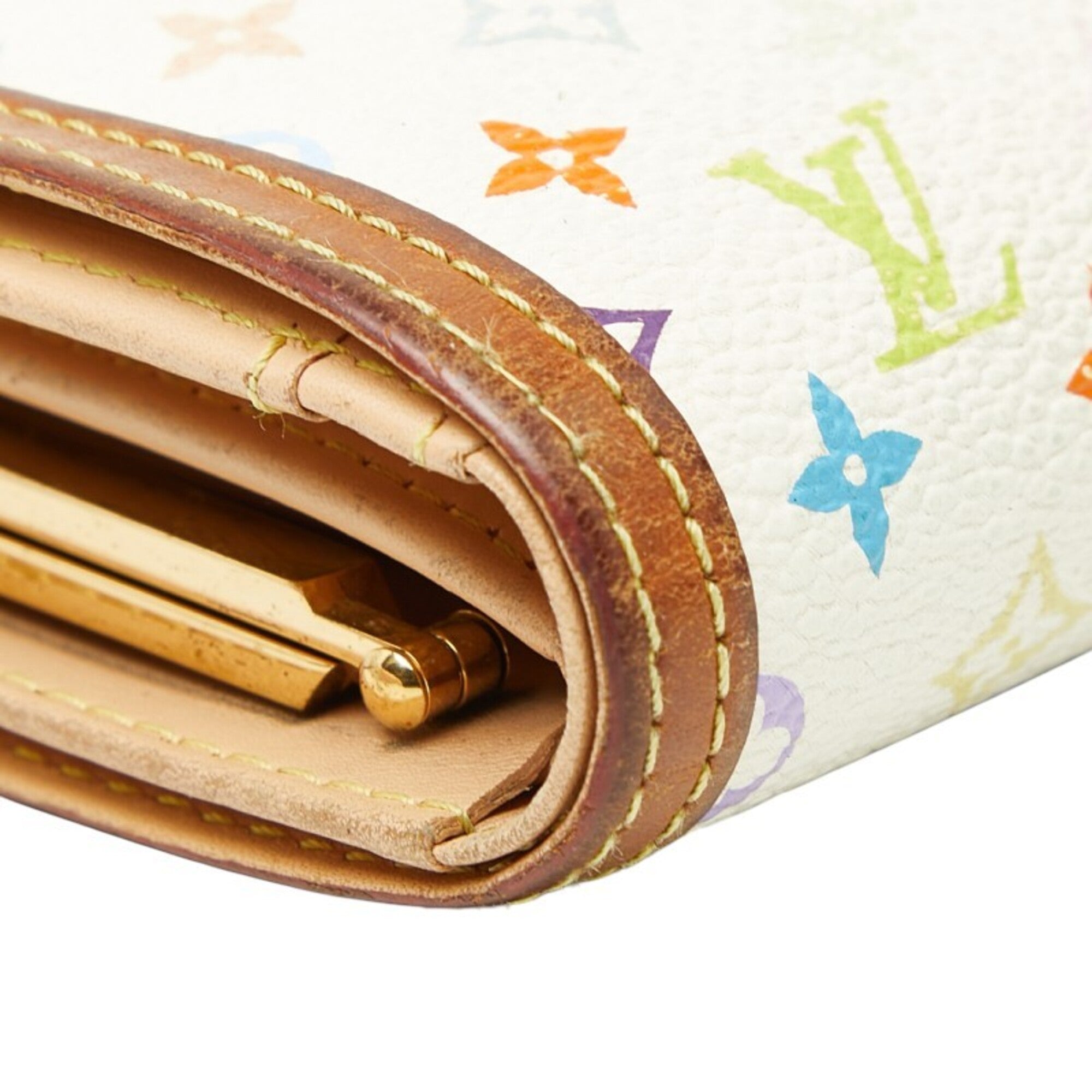 Louis Vuitton Multi-Color Pvc Leather Wallet (Bi-Fold) (Pre-Owned)