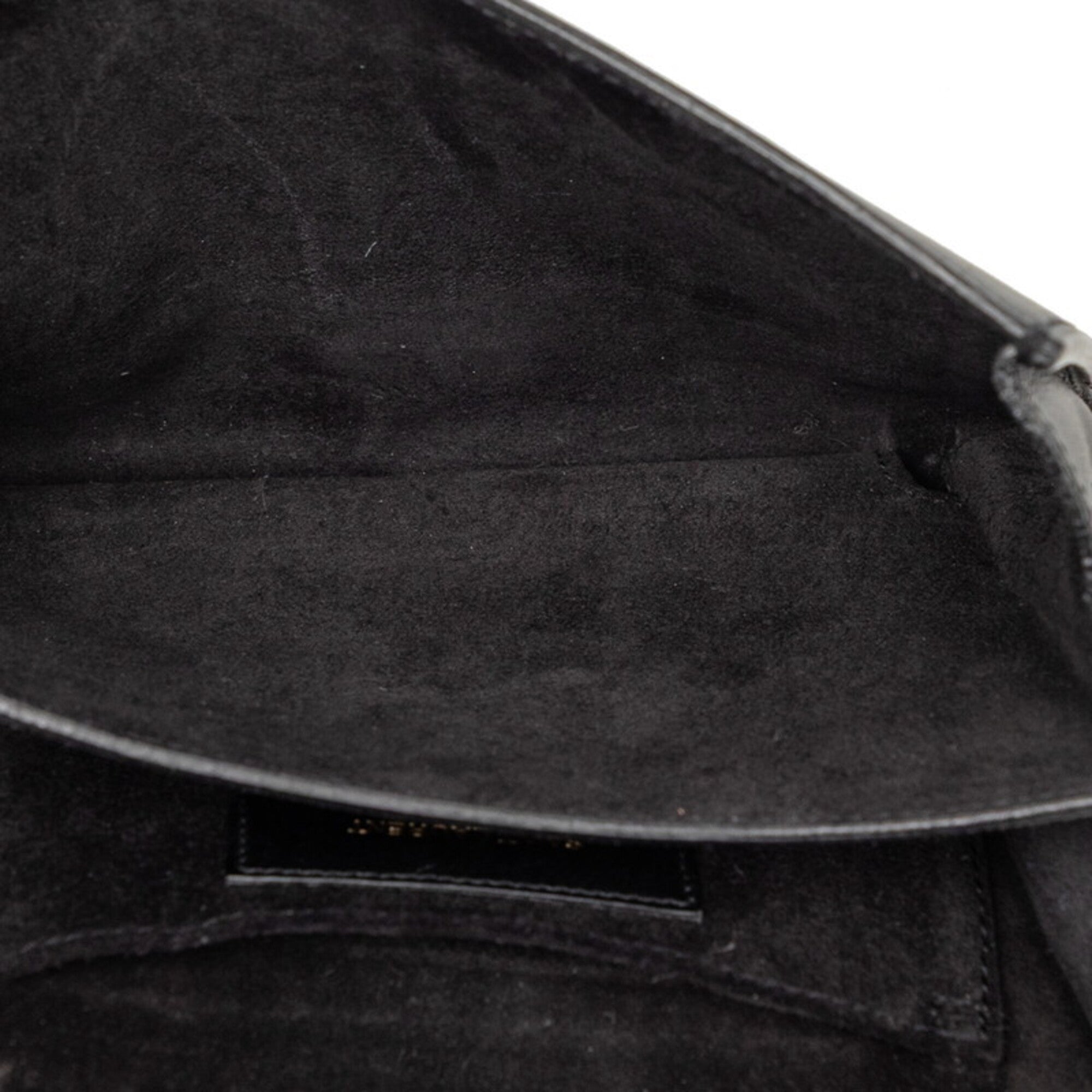 Saint Laurent Black Leather Shoulder Bag (Pre-Owned)