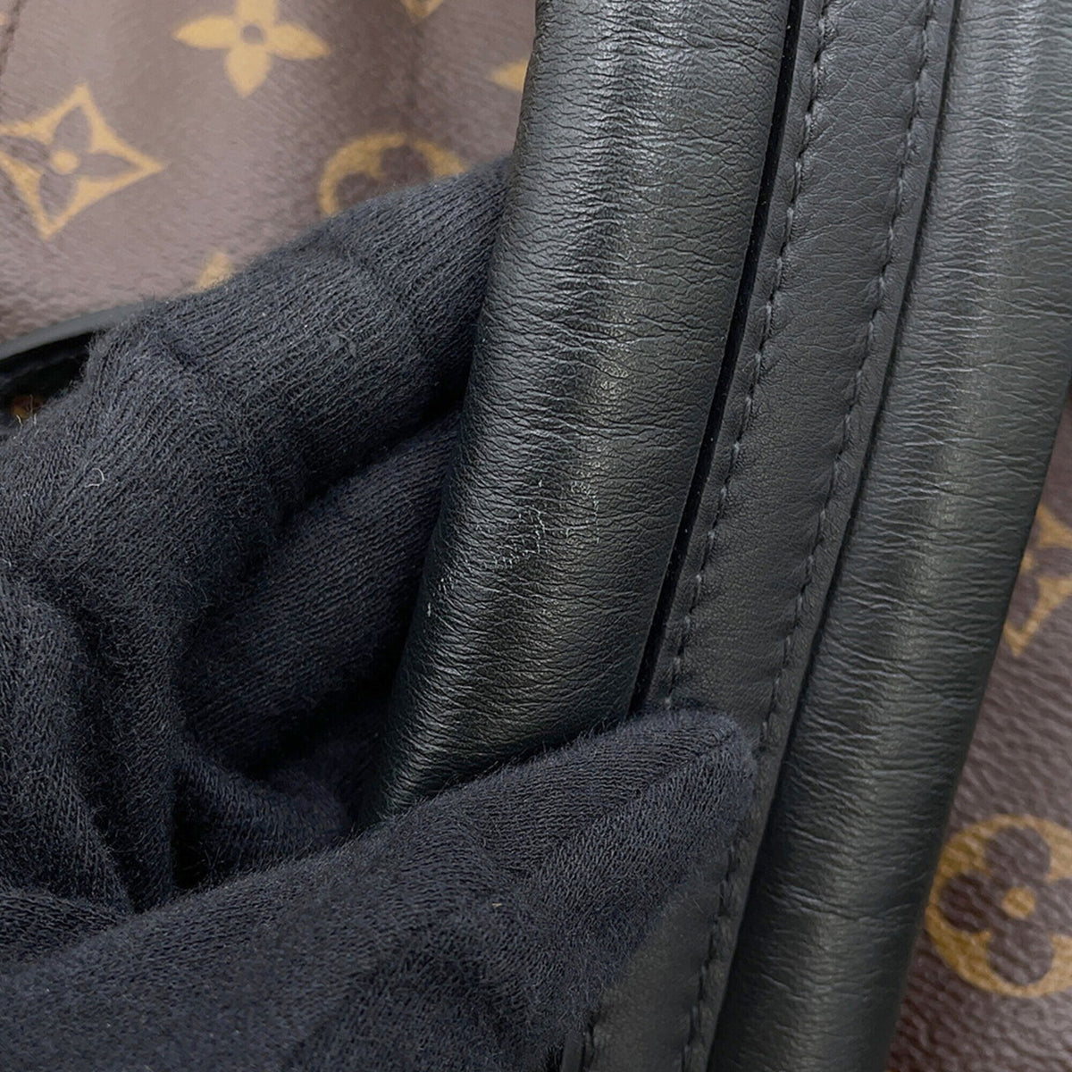 Louis Vuitton Monogram Black Noir Monogram Backpack (Pre-Owned)