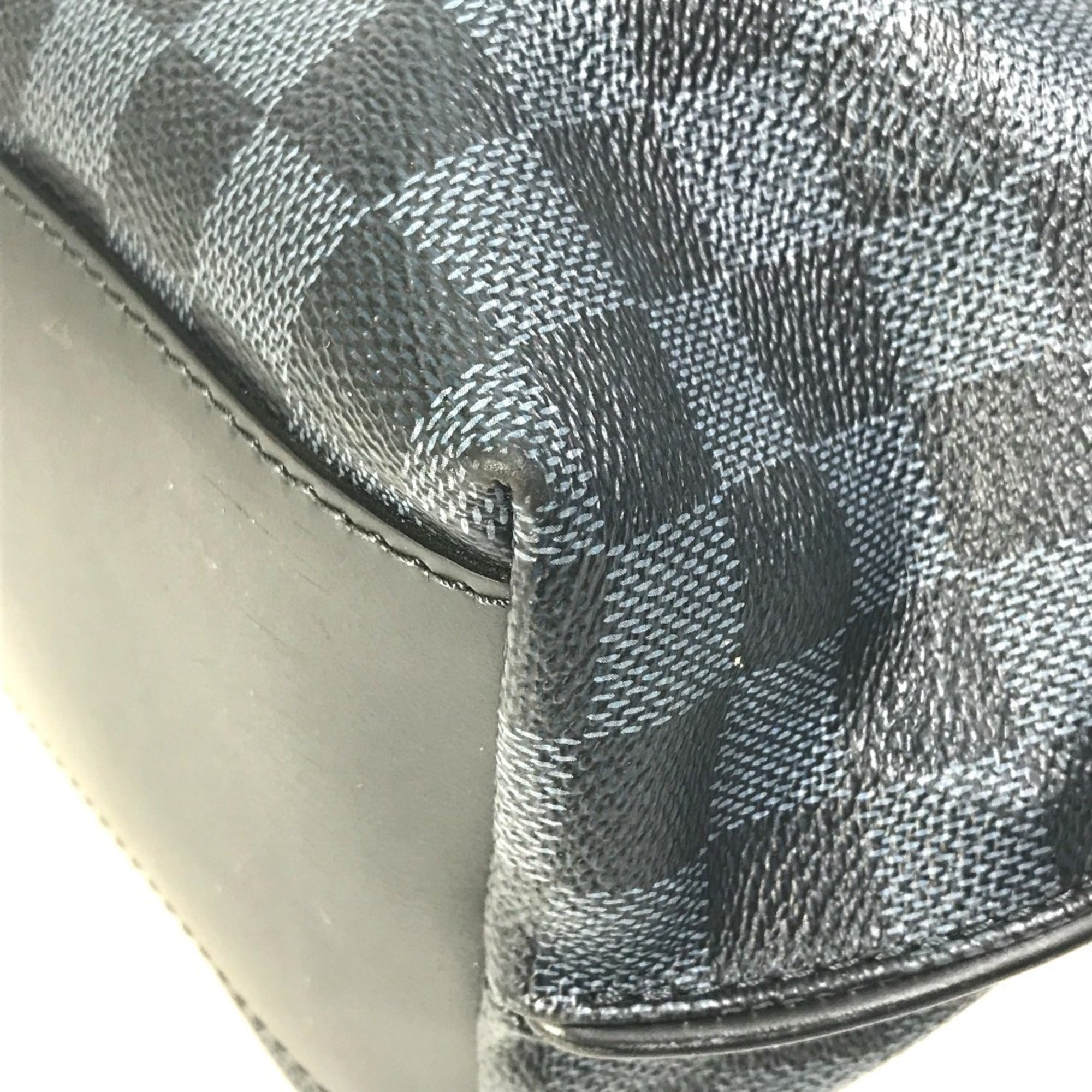 Louis Vuitton Damier Cobalt Black Navy Shoulder Bag Tote Bag (Pre-Owned)