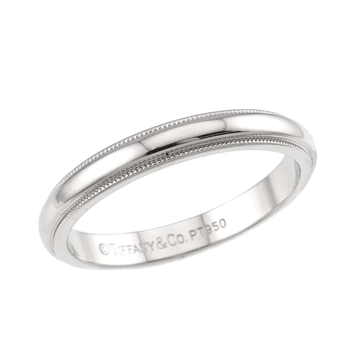 Tiffany Platinum 950 Band Ring (Pre-Owned)