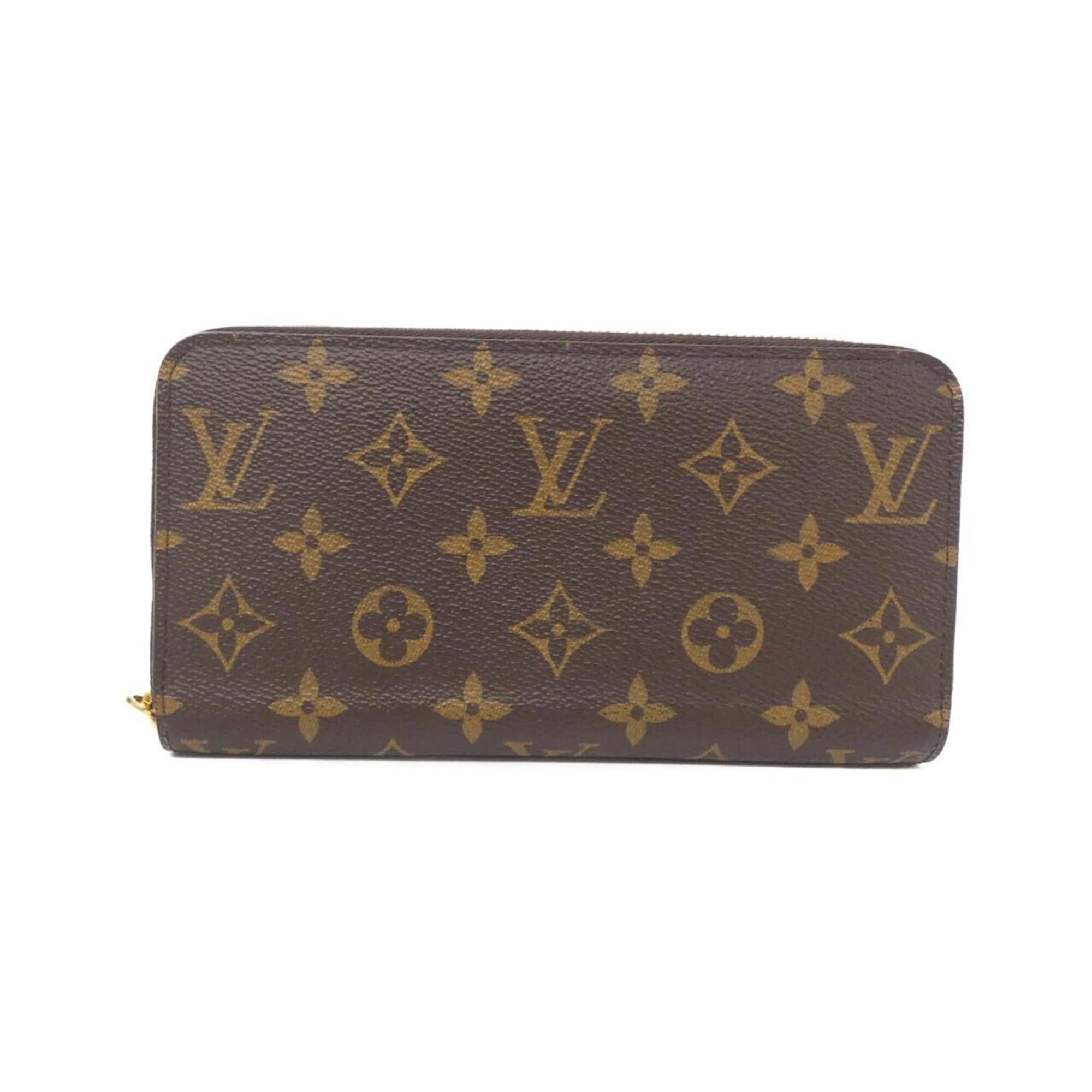 Louis Vuitton Coquelicots Marron Coated Canvas Long Wallet (Bi-Fold) (Pre-Owned)