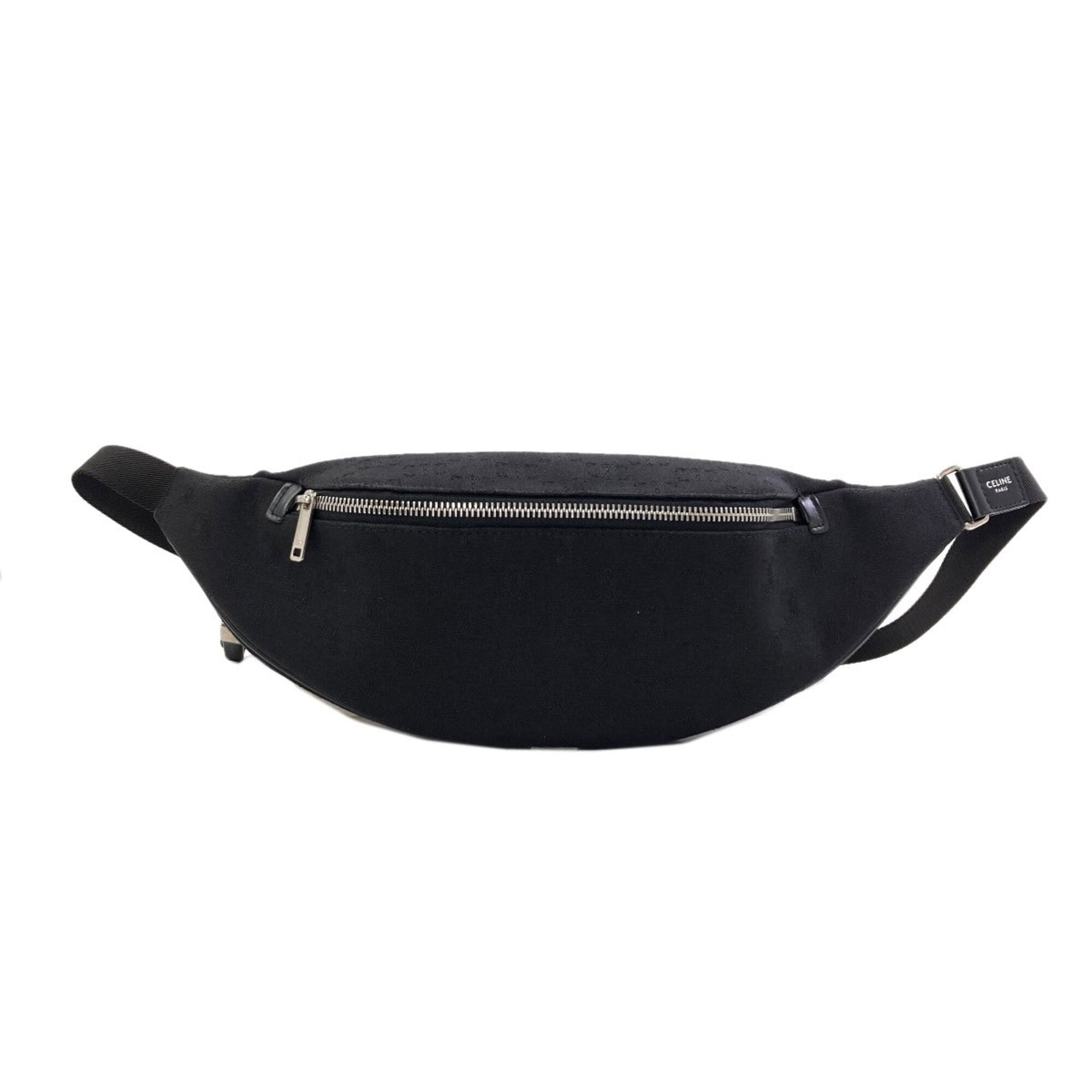 Celine Black Canvas Sling Bag (Pre-Owned)