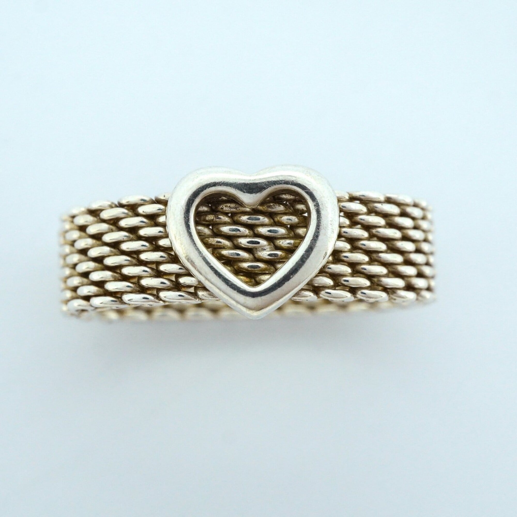 Tiffany Silver 925 Band Ring (Pre-Owned)