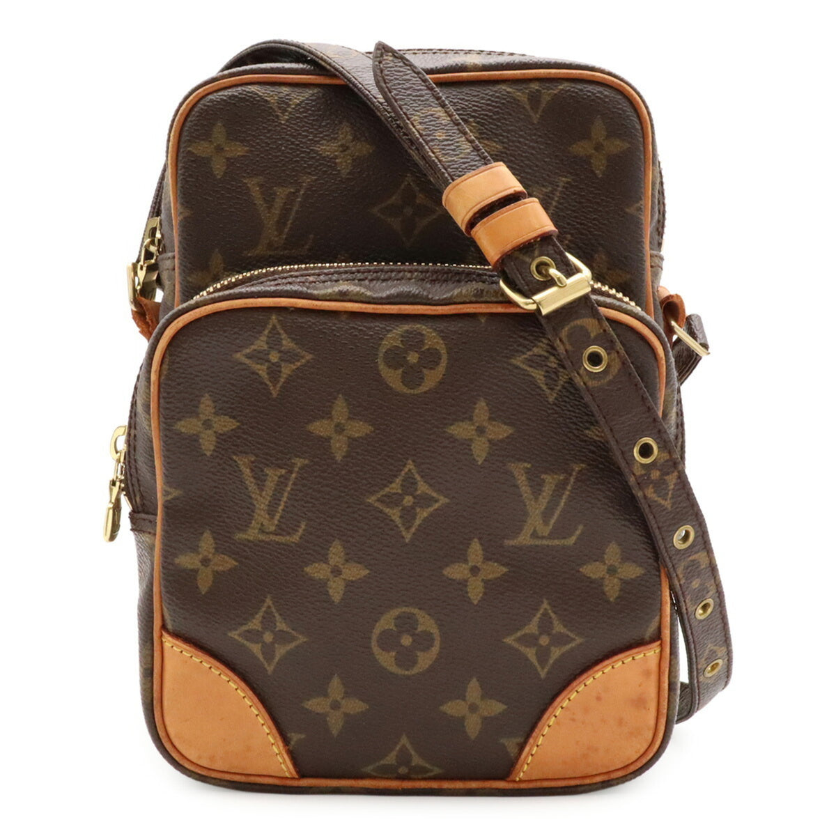 Louis Vuitton Brown Monogram Pochette Shoulder Bag (Pre-Owned)
