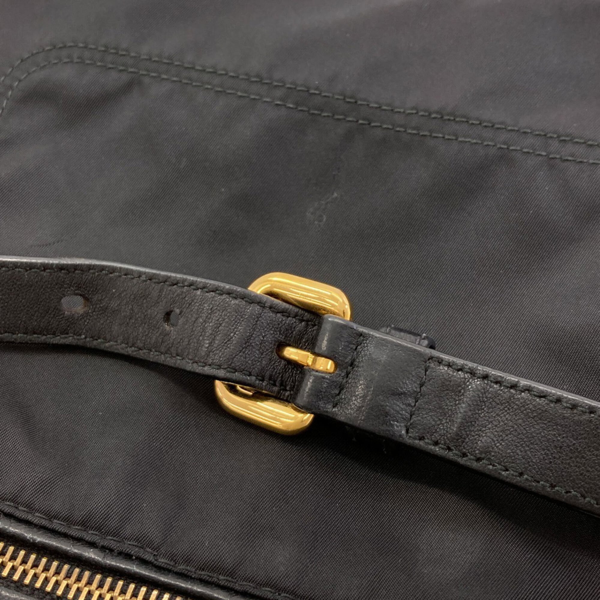 Prada Black Nylon Shoulder Bag (Pre-Owned)