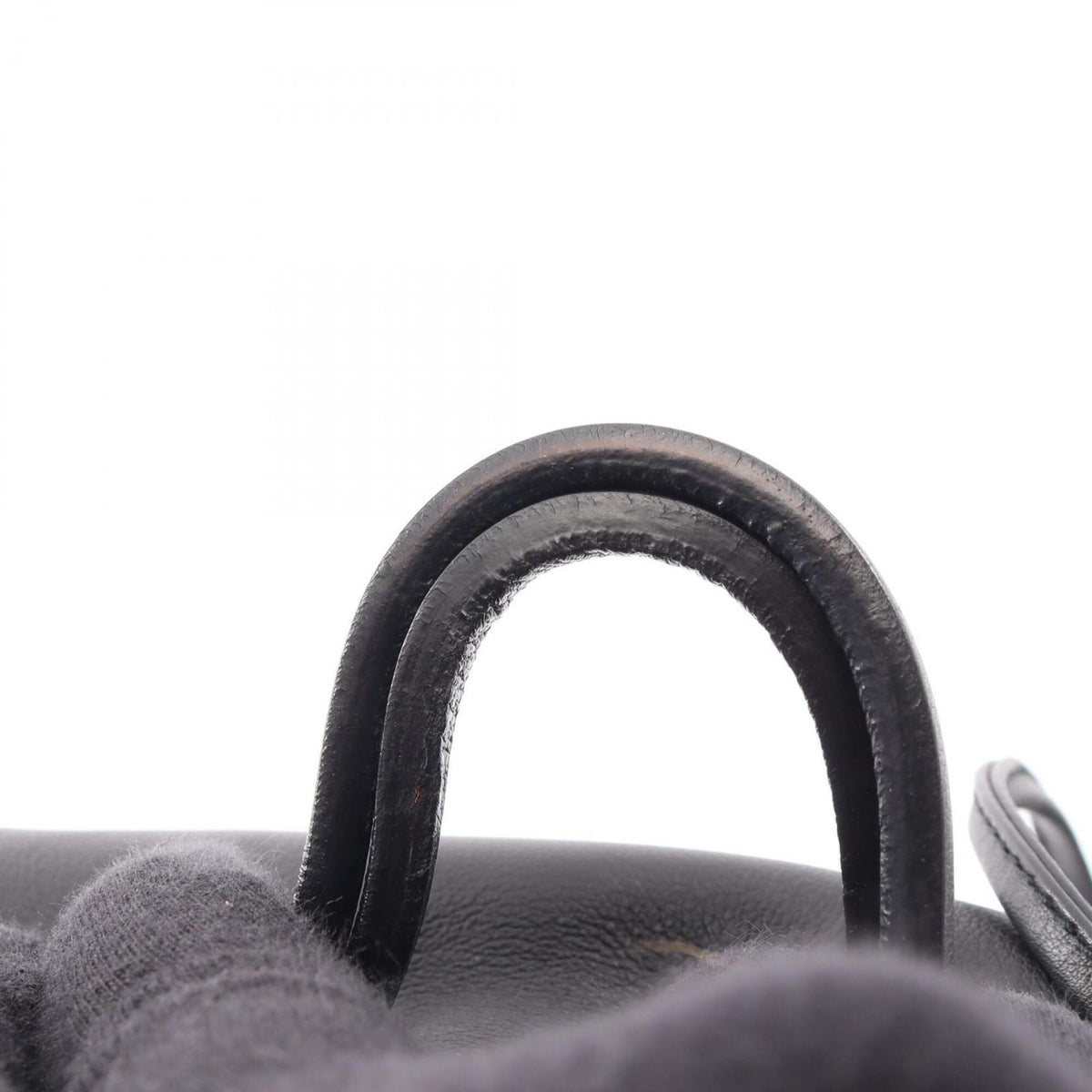 Loewe Black Leather Handbag Pouch (Pre-Owned)