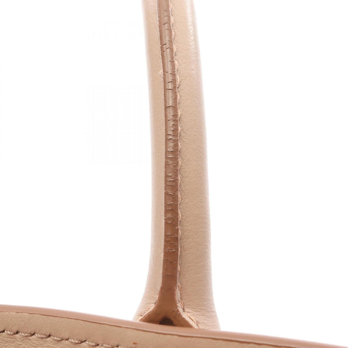 Prada Saffiano Beige Leather Handbag (Pre-Owned)