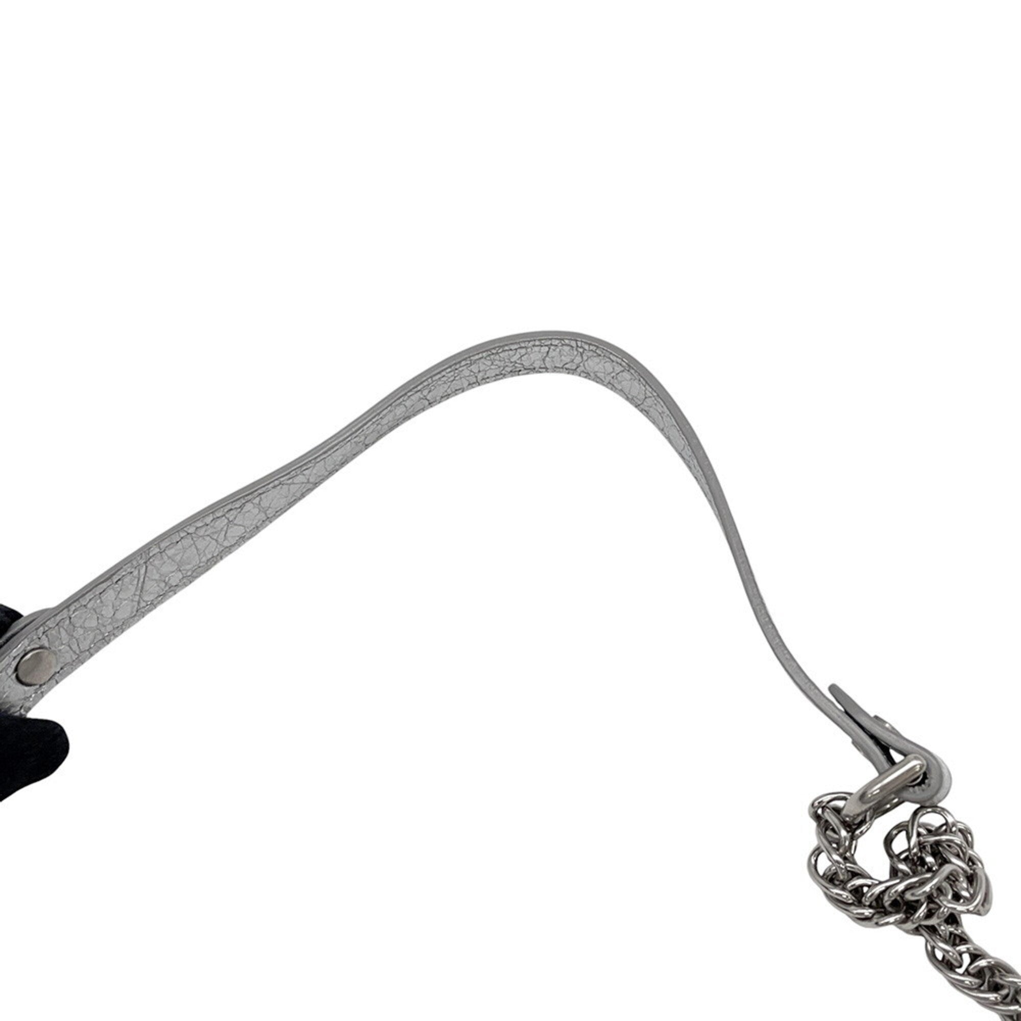 Balenciaga Silver Leather Shoulder Bag (Pre-Owned)