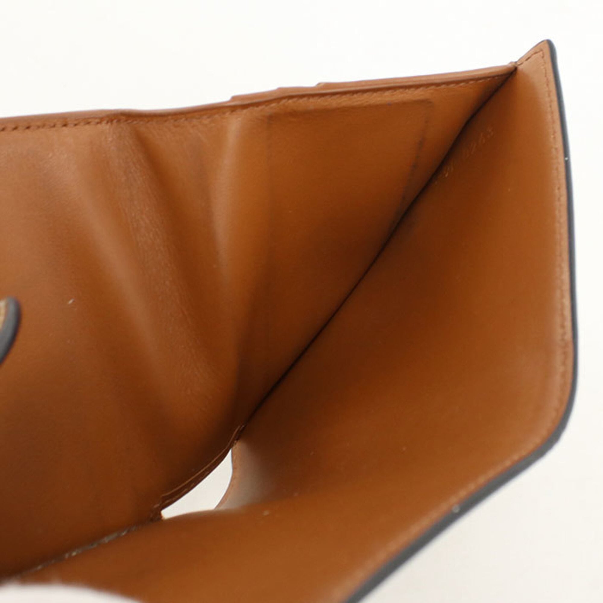Celine Brown Pvc Wallet (Bi-Fold) (Pre-Owned)