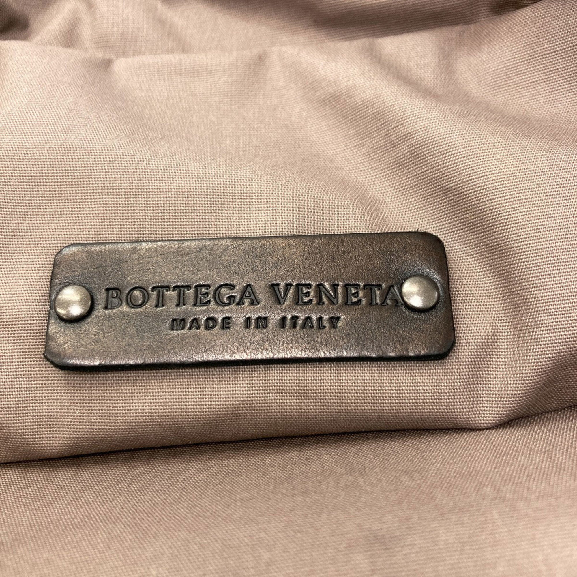Bottega Veneta Black Green Nylon Handbag (Pre-Owned)