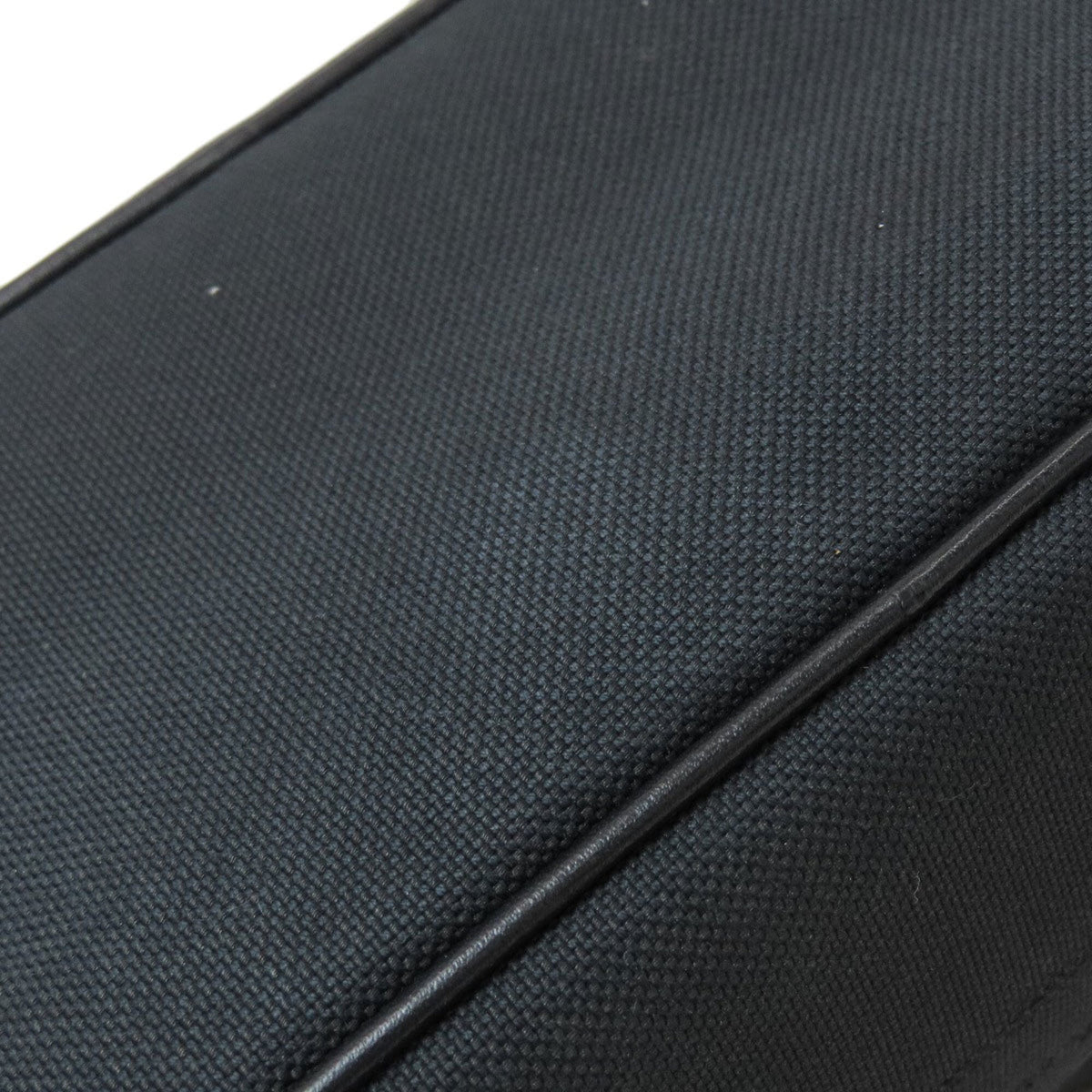 Prada Black Canvas Shoulder Bag (Pre-Owned)