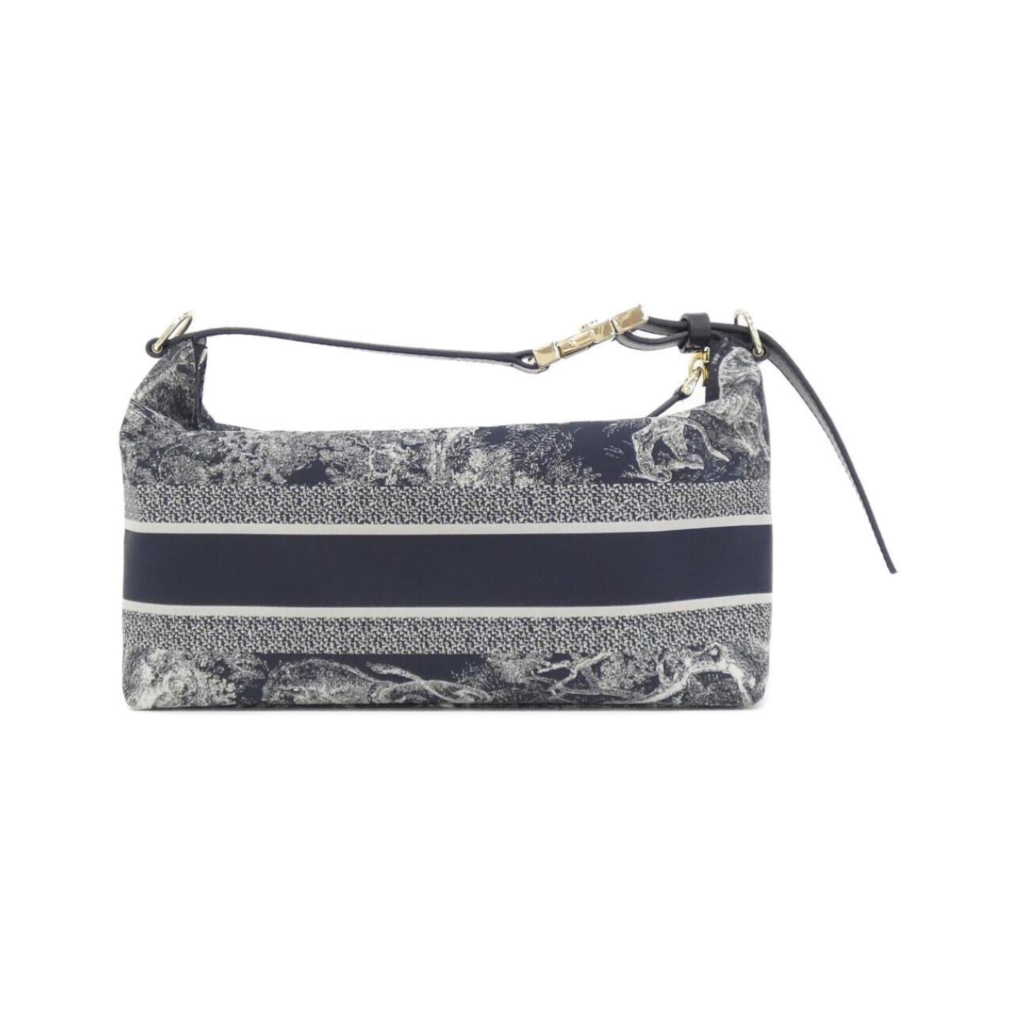 Christian Dior Blue Nylon Handbag Pouch (Pre-Owned)