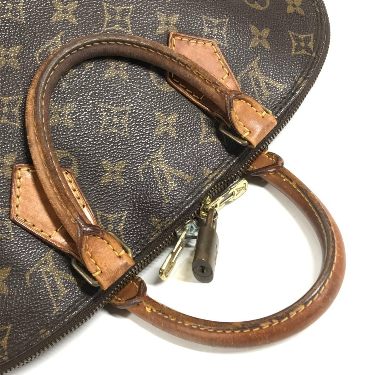Louis Vuitton Brown Monogram Canvas Handbag Tote Bag (Pre-Owned)