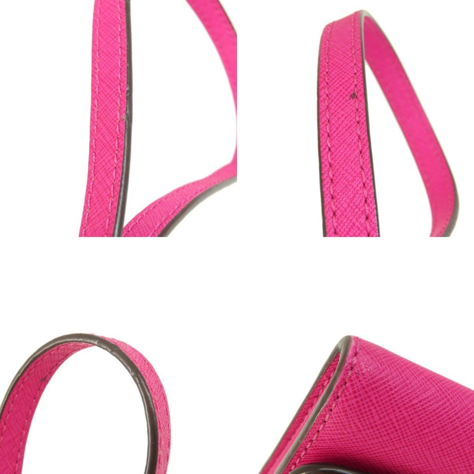 Michael Kors Pink Pvc Chain/Shoulder Wallet (Pre-Owned)