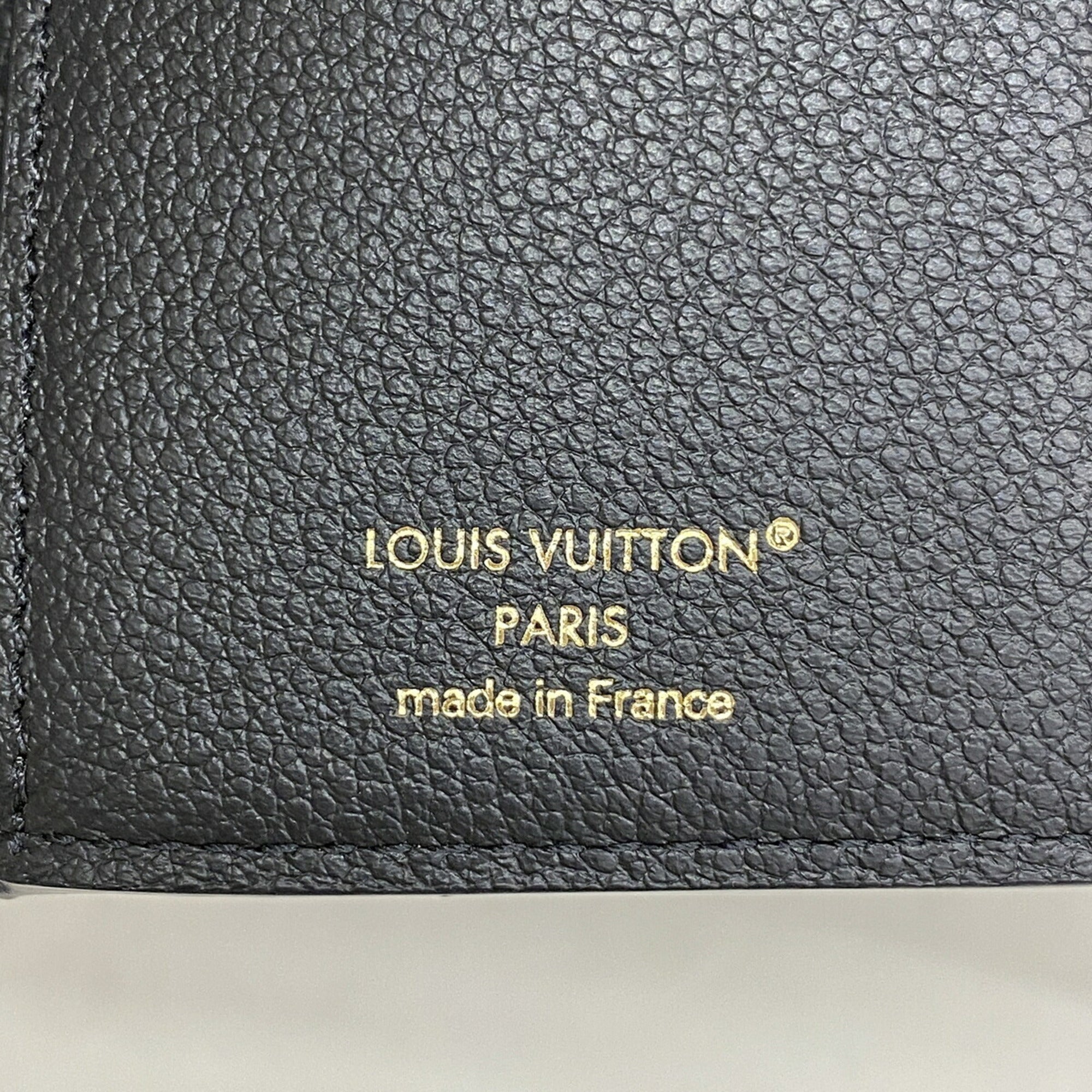 Louis Vuitton Cream Noir Wallet (Tri-Fold) (Pre-Owned)