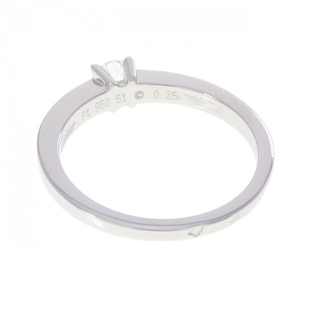 Cartier Platinum 950 Band Ring (Pre-Owned)