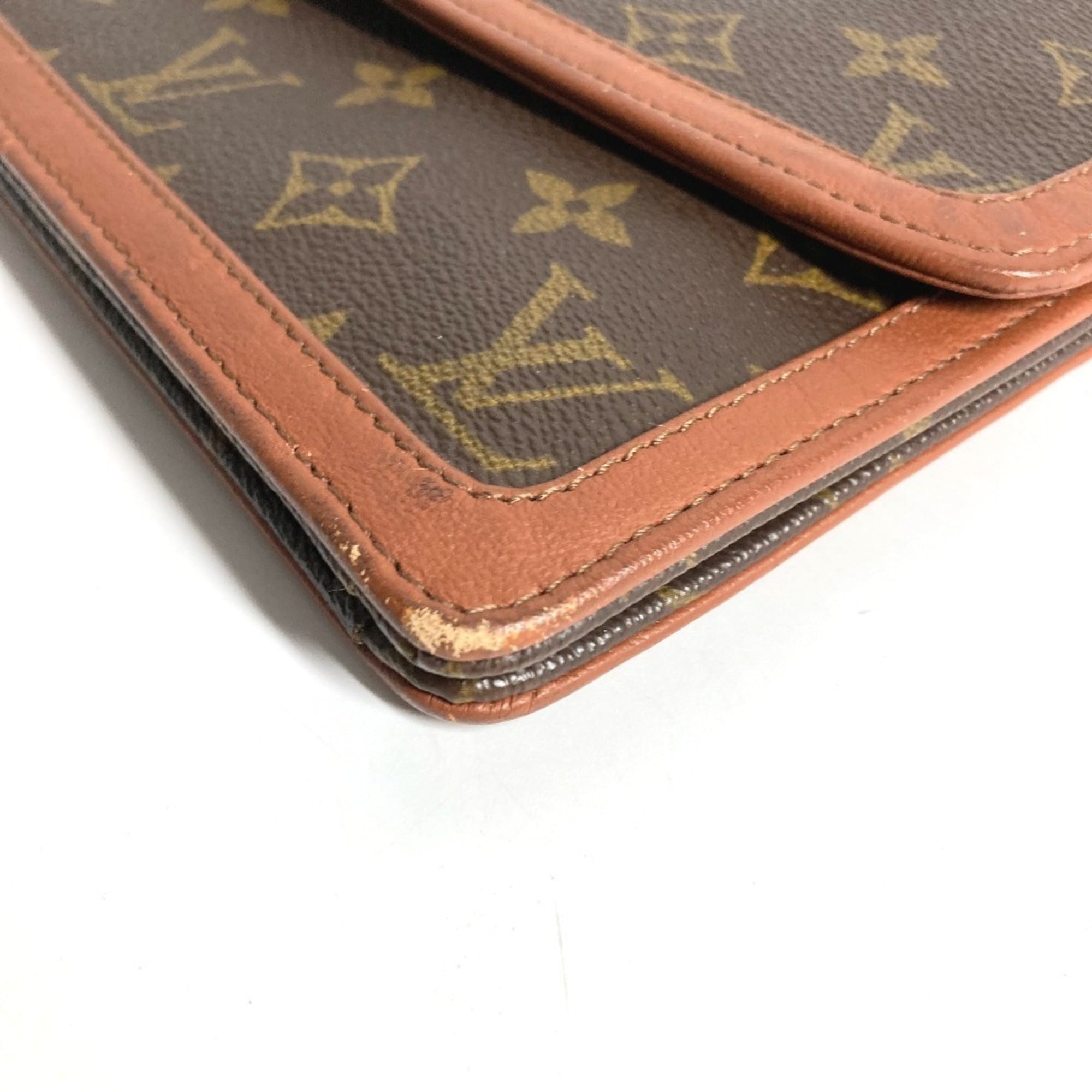 Louis Vuitton Monogram Brown Monogram Clutch Bag (Pre-Owned)