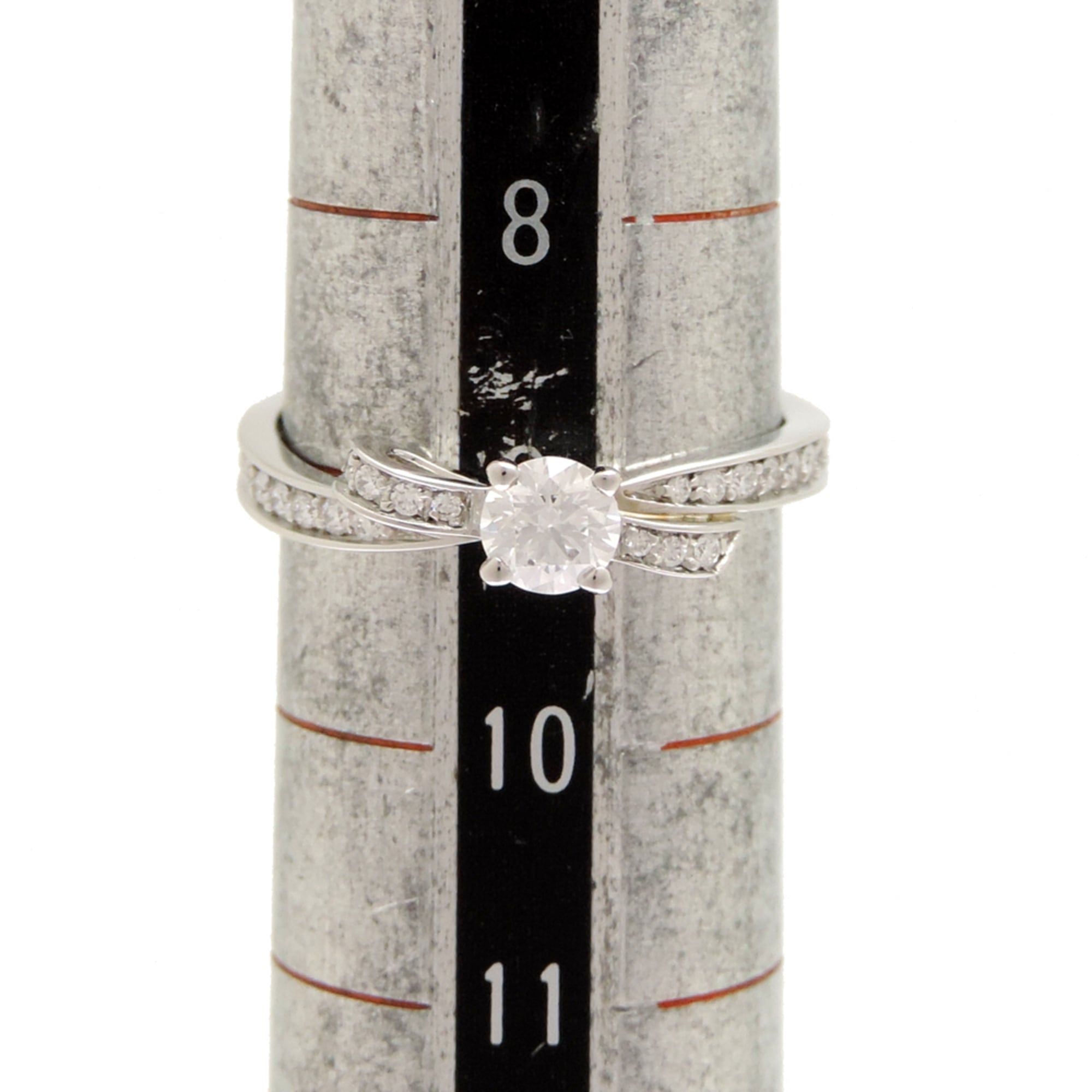 Chanel Platinum 950 Band Ring (Pre-Owned)