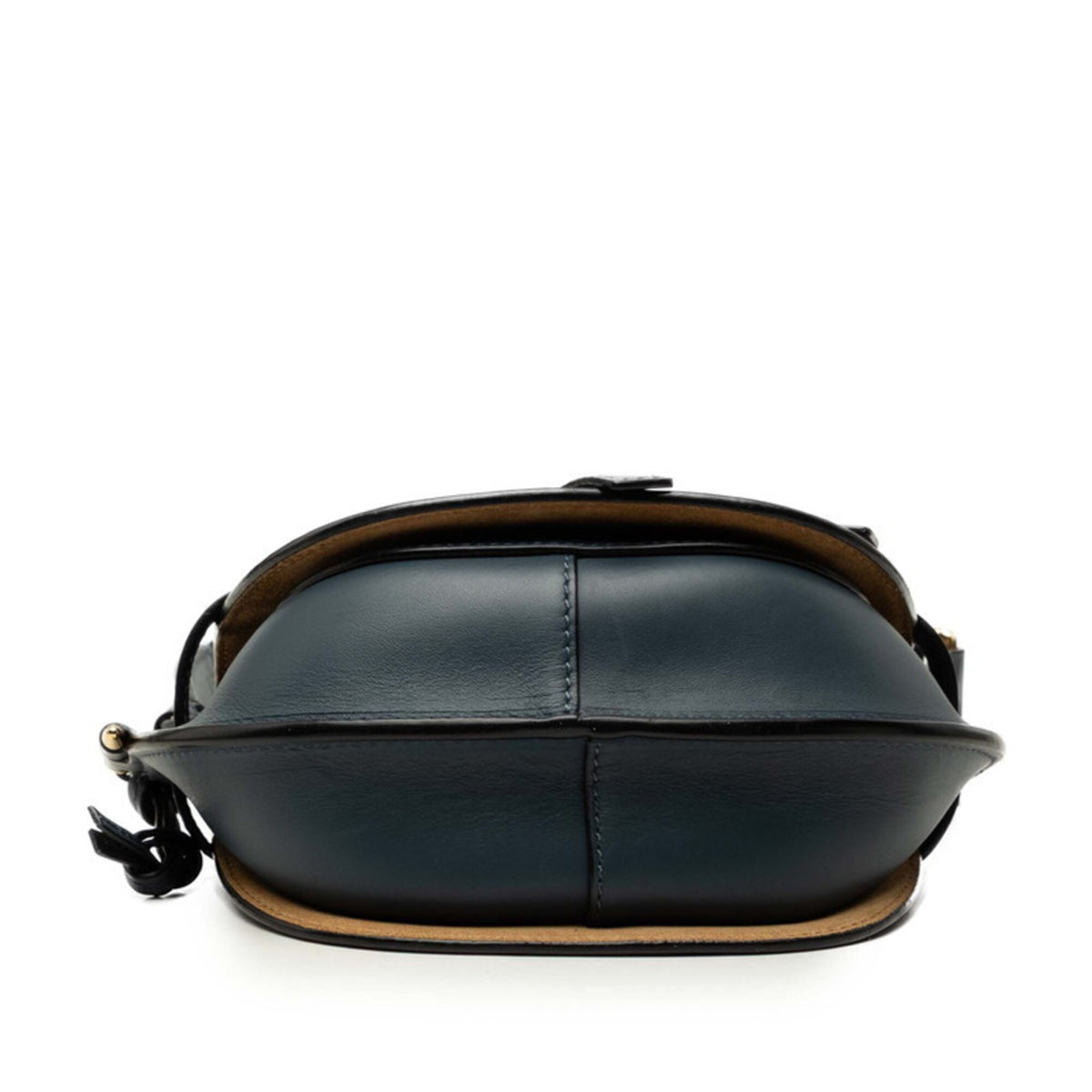 Loewe Navy Leather Shoulder Bag (Pre-Owned)