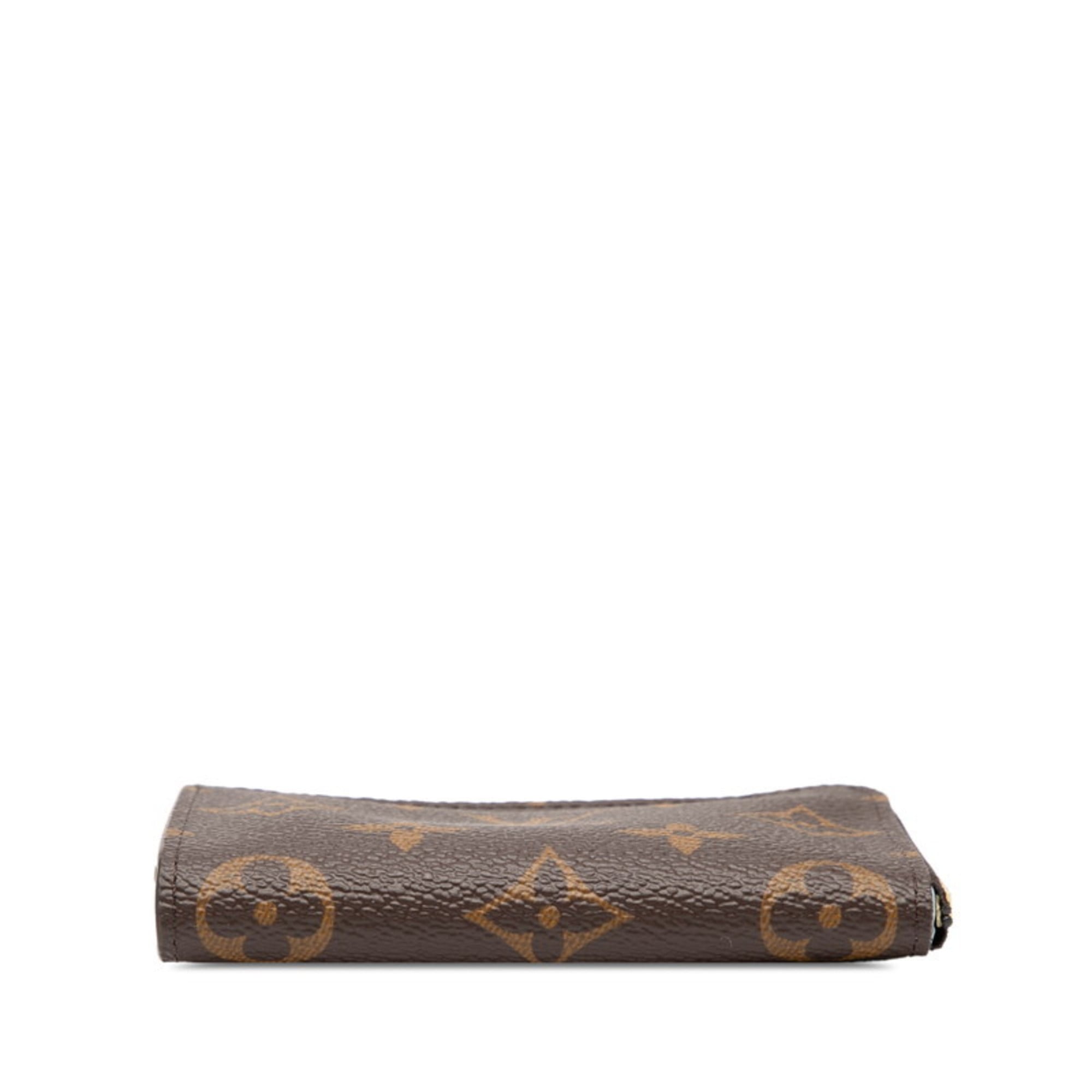 Louis Vuitton Brown Pvc Leather Coin Purse/Coin Case (Pre-Owned)