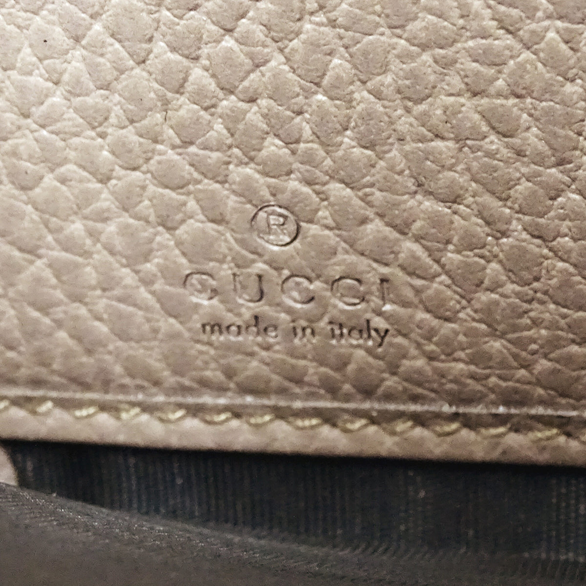 Gucci Gg Supreme Brown Pink Beige Gg Supreme Long Wallet (Bi-Fold) (Pre-Owned)
