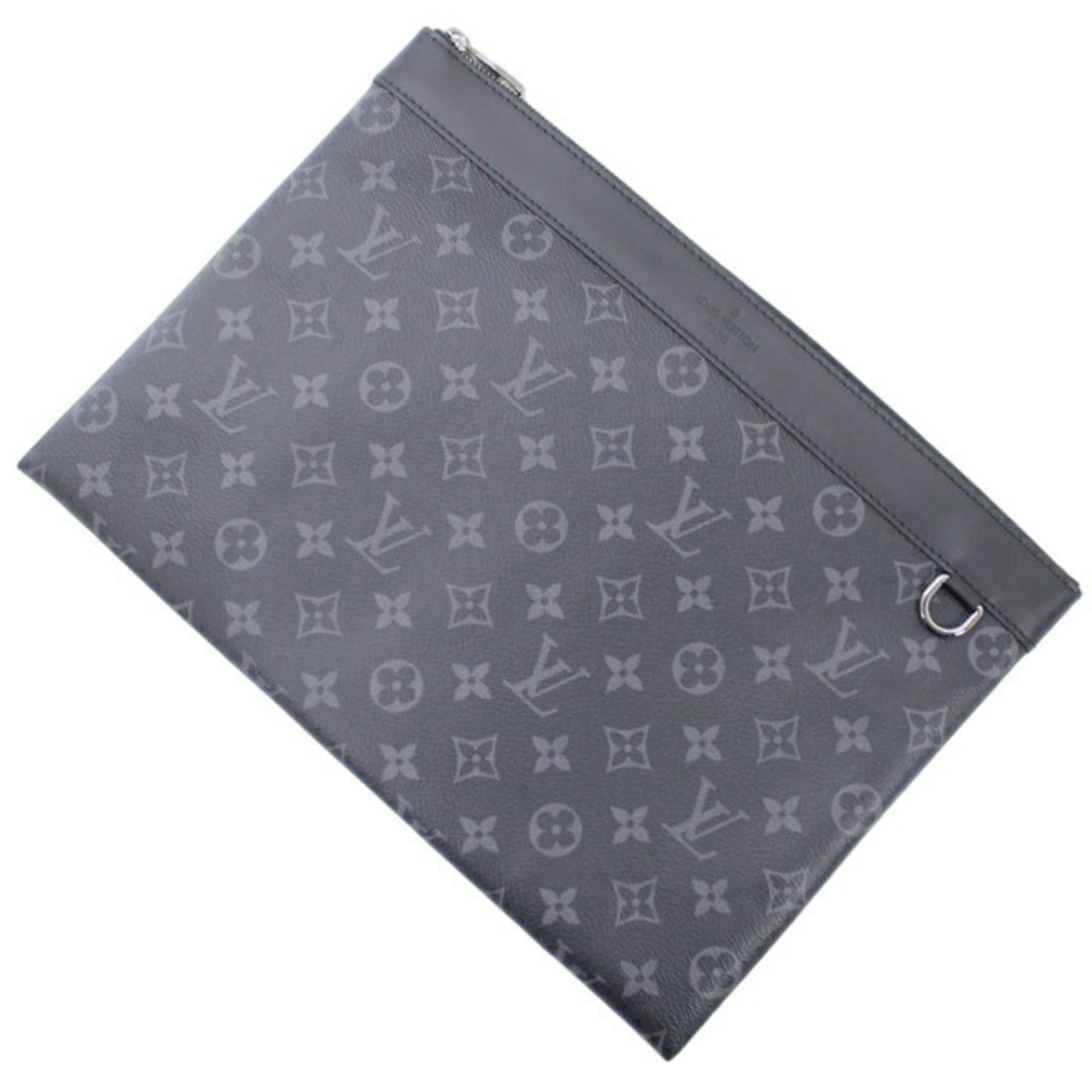 Louis Vuitton Monogram Eclipse Black Monogram Eclipse Monogram Eclipse Clutch Bag Pochette (Pre-Owned)