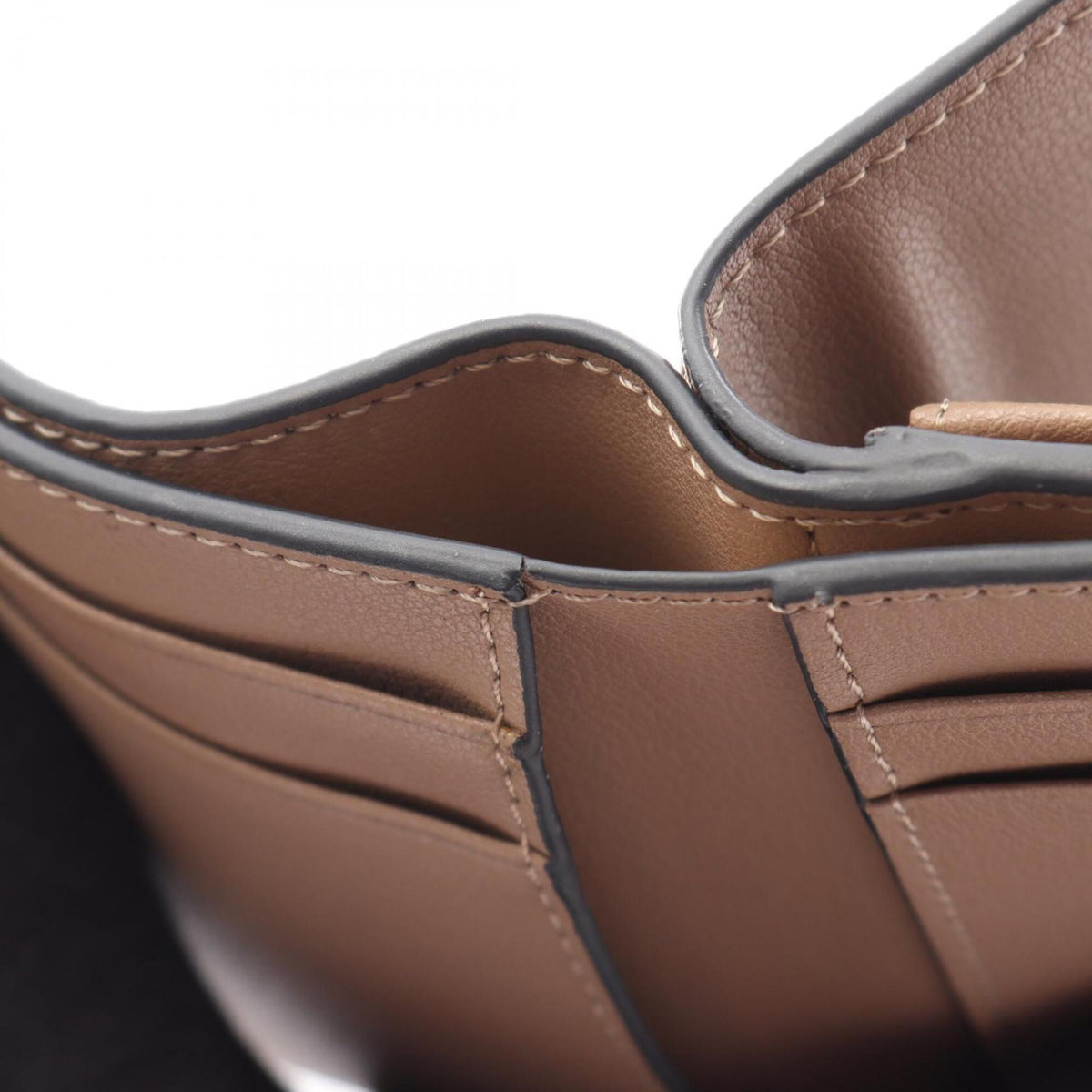 Loewe Brown Leather Wallet (Tri-Fold) (Pre-Owned)