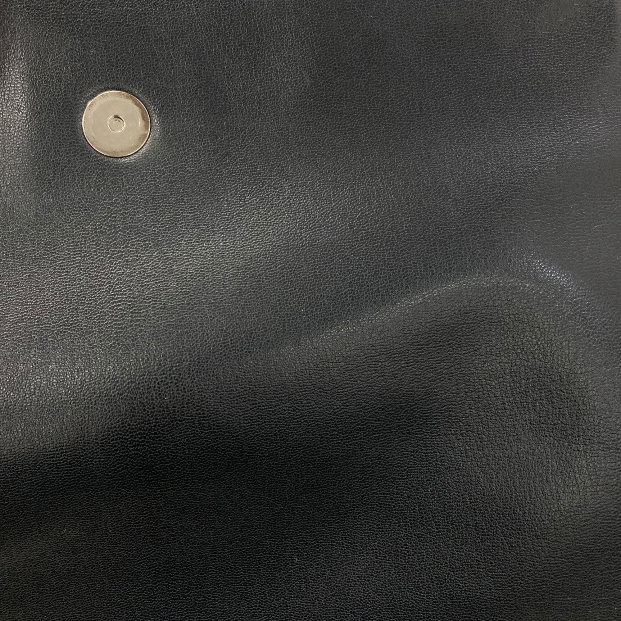 Bvlgari Black Leather Handbag (Pre-Owned)