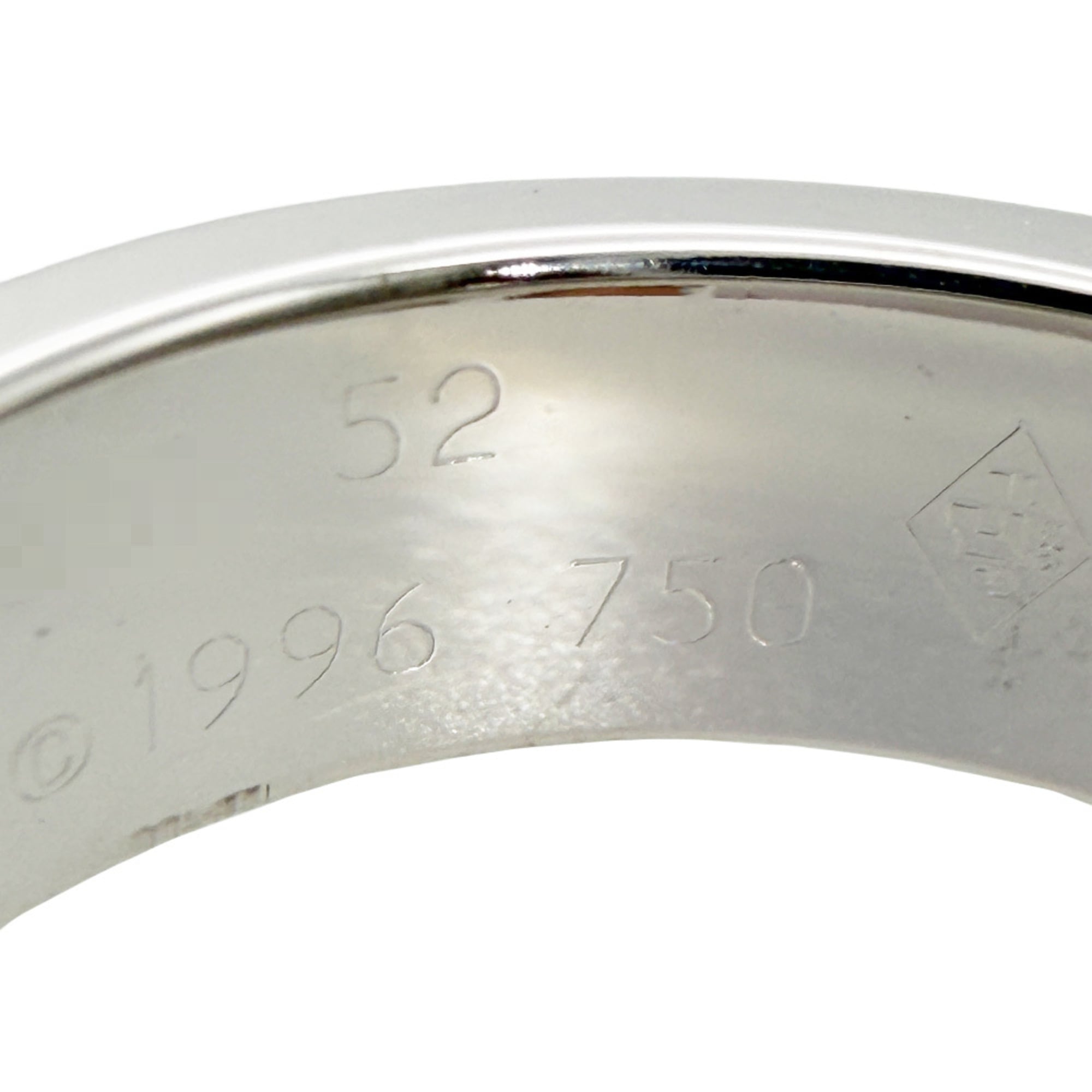 Cartier White Gold White Gold (18K) Band Ring (Pre-Owned)