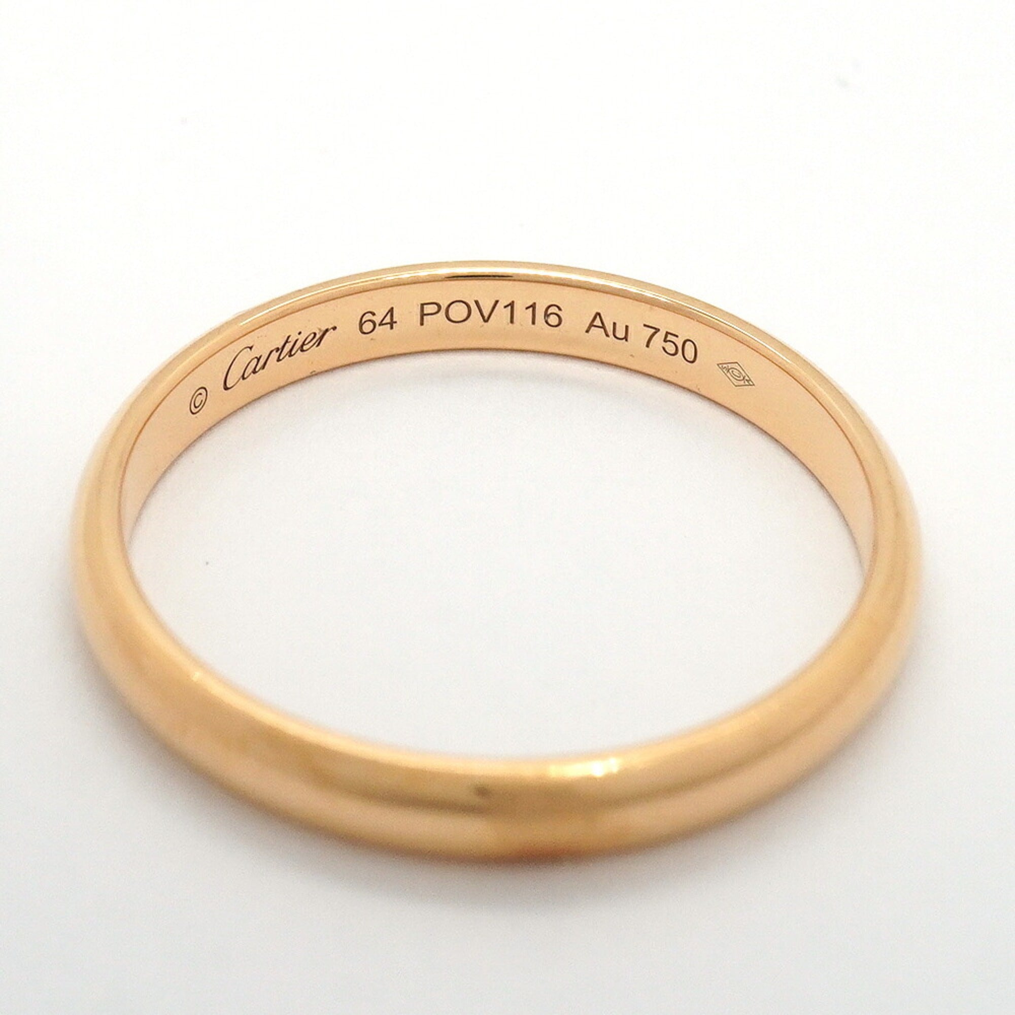Cartier Pink Gold (18K) Band Ring (Pre-Owned)