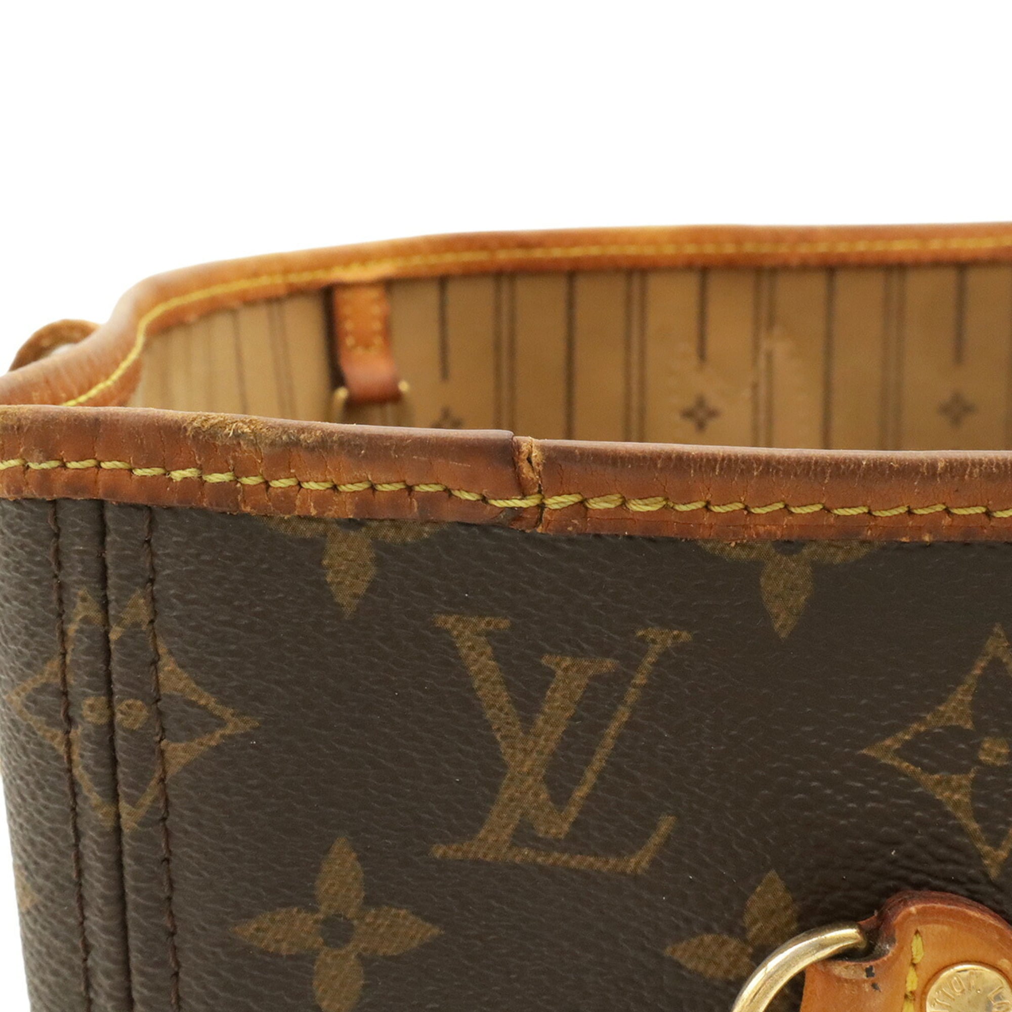 Louis Vuitton Brown Monogram Canvas Pvc Coated Canvas Shoulder Bag Tote Bag (Pre-Owned)