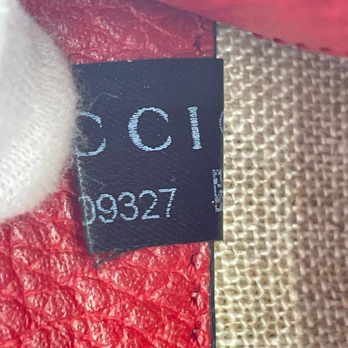 Gucci Red Color Leather Shoulder Bag (Pre-Owned)