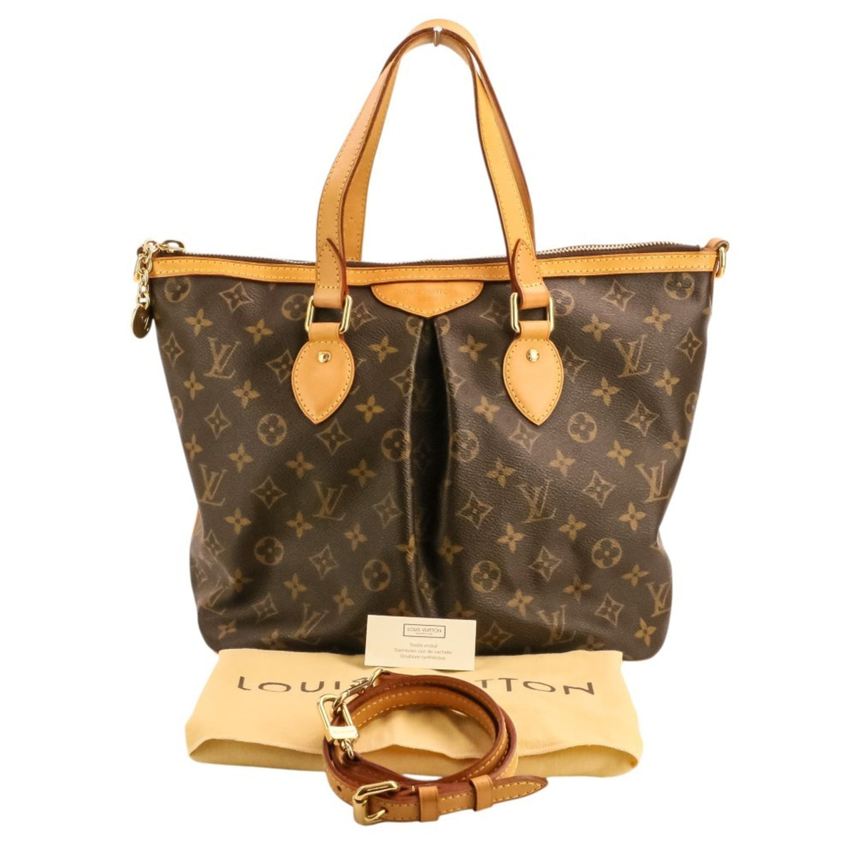 Louis Vuitton Brown Monogram Shoulder Bag Tote Bag (Pre-Owned)