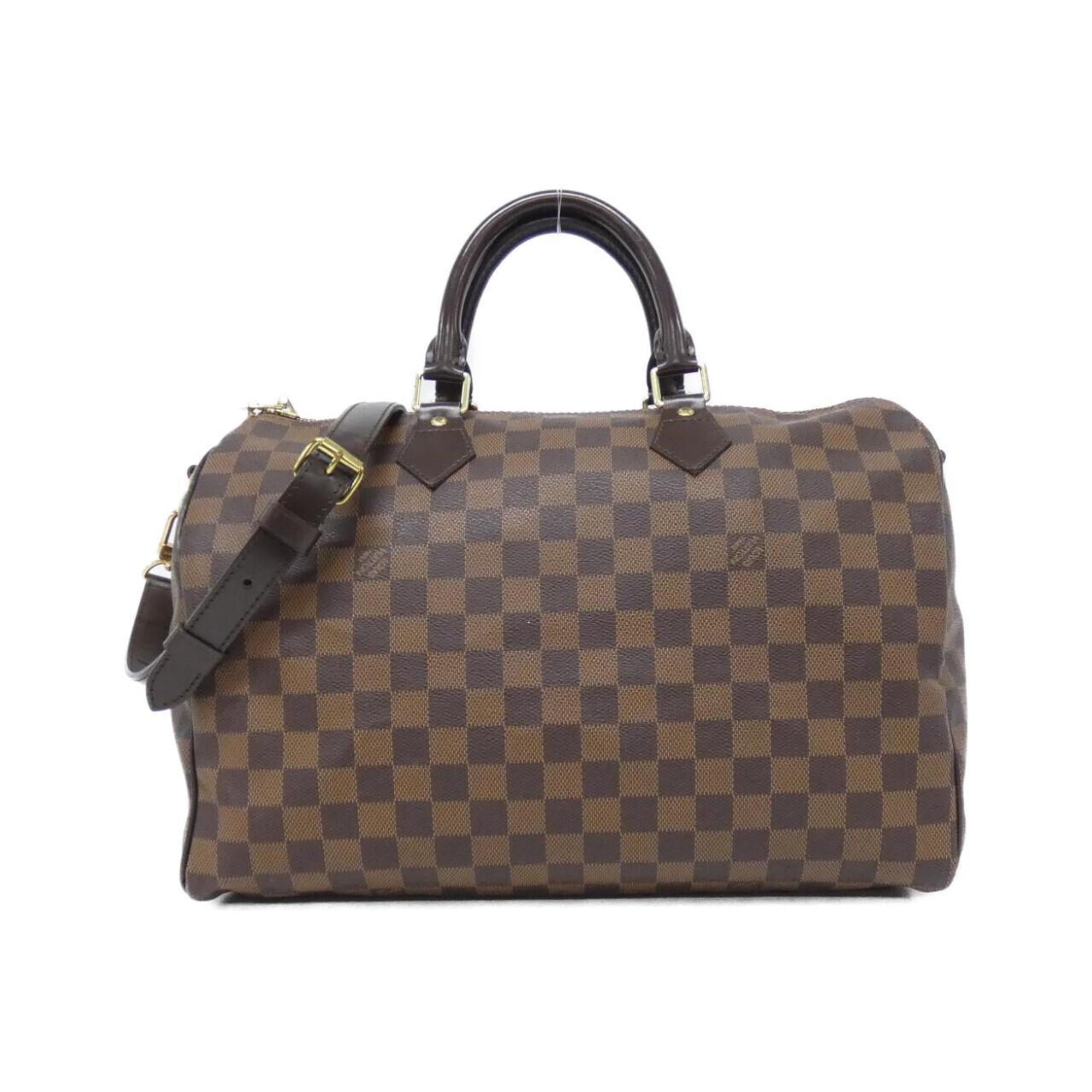 Louis Vuitton Ebene Coated Canvas Boston Bag (Pre-Owned)