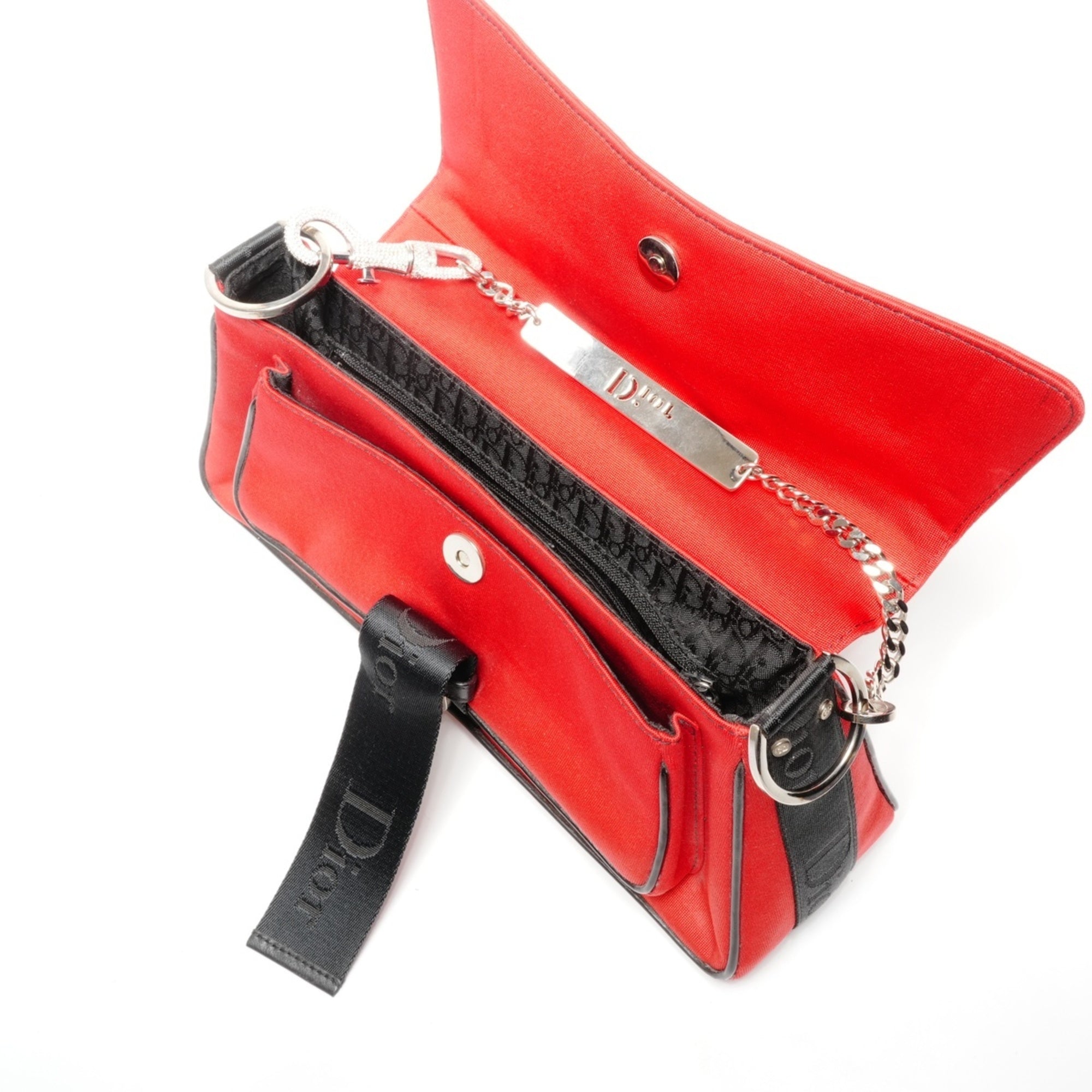 Christian Dior Red Color Shoulder Bag (Pre-Owned)