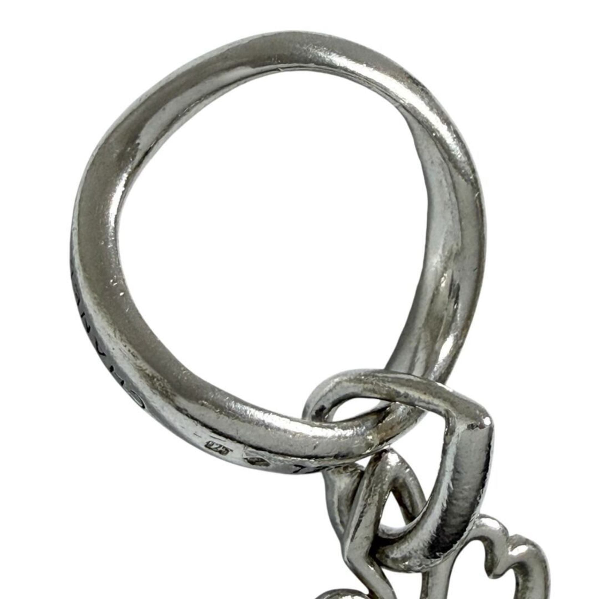 Chanel Silver 925 Band Ring (Pre-Owned)