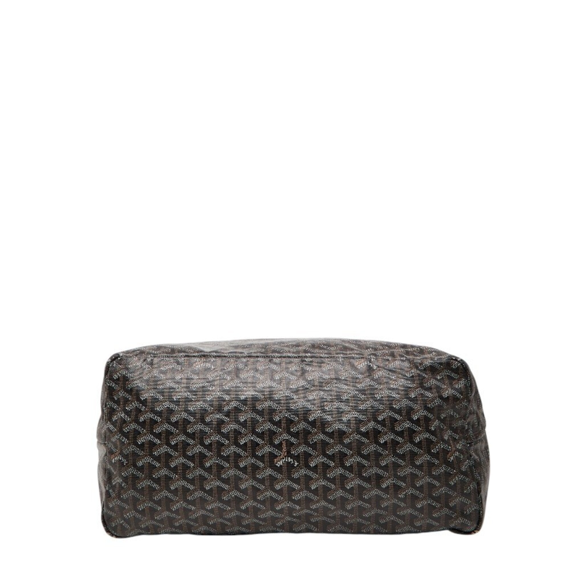Goyard Black Brown Pvc Leather Pouch Shoulder Bag Tote Bag (Pre-Owned)