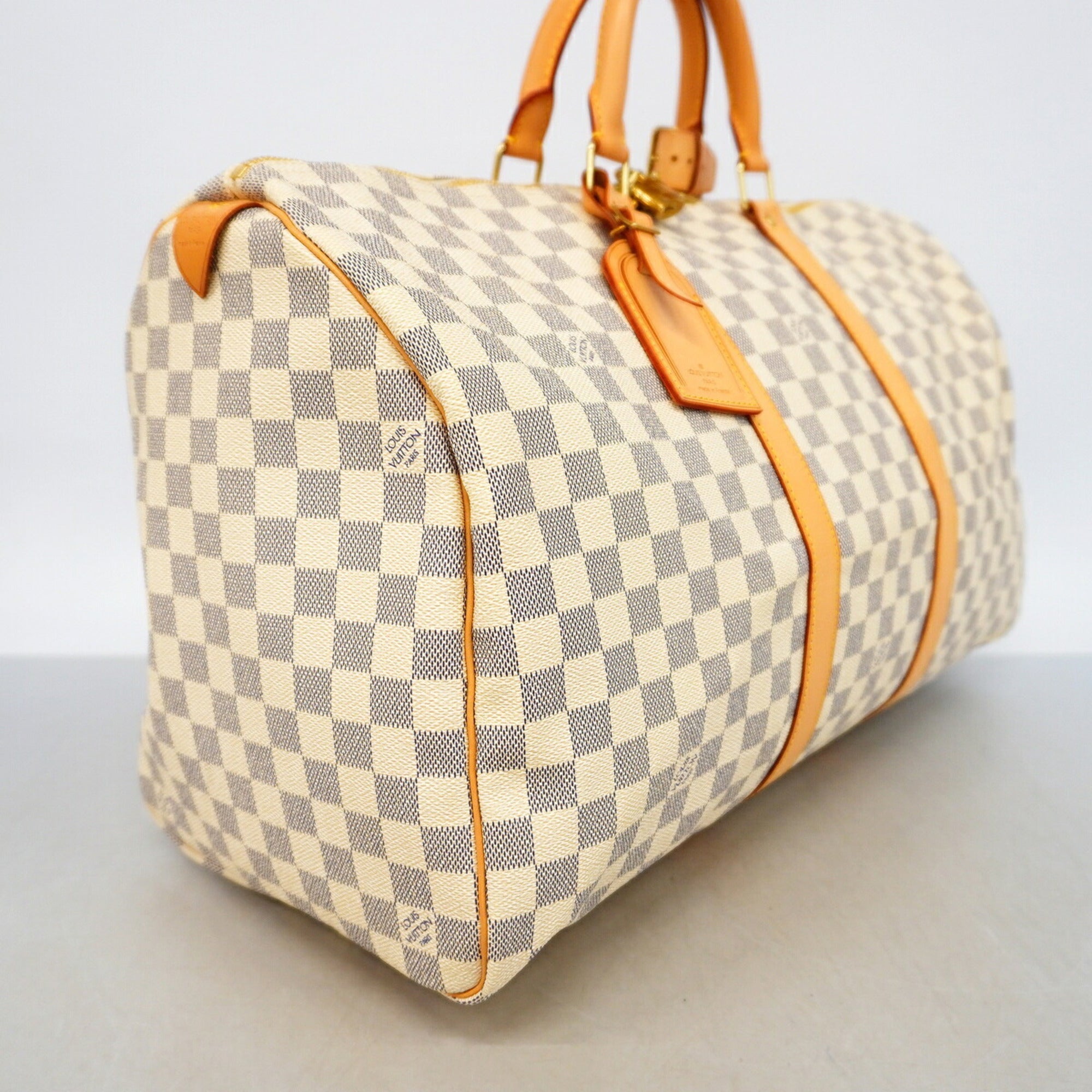 Louis Vuitton White Boston Bag (Pre-Owned)