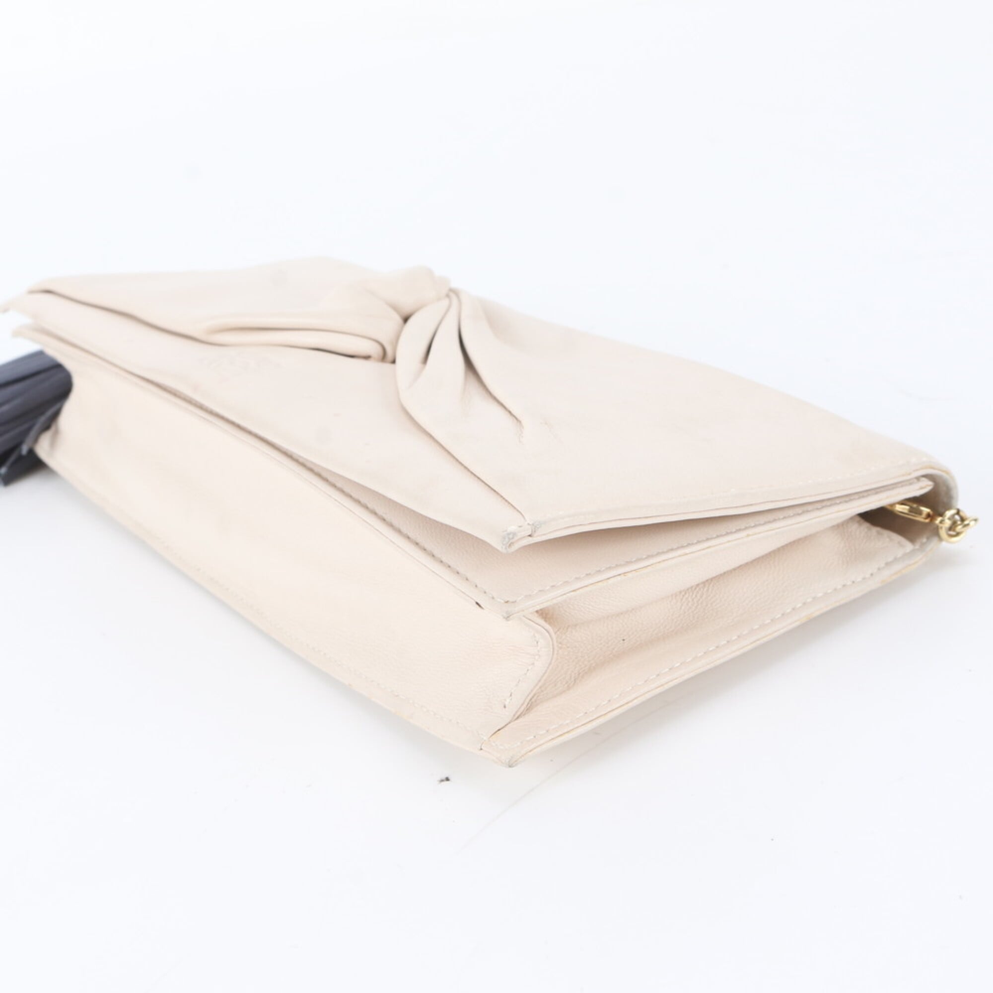 Loewe Ivory Leather Crossbody Bag Shoulder Bag (Pre-Owned)