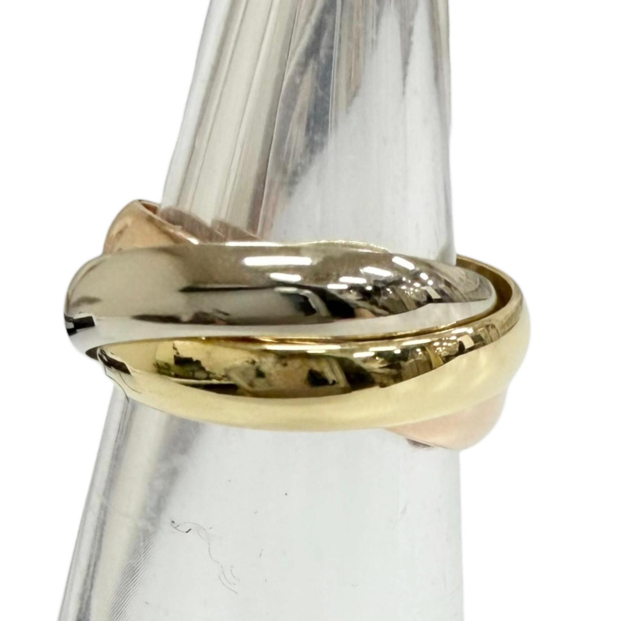 Cartier Pink Gold White Gold Yellow Gold Yellow Gold (18K) Pink Gold (18K) White Gold (18K) Band Ring (Pre-Owned)