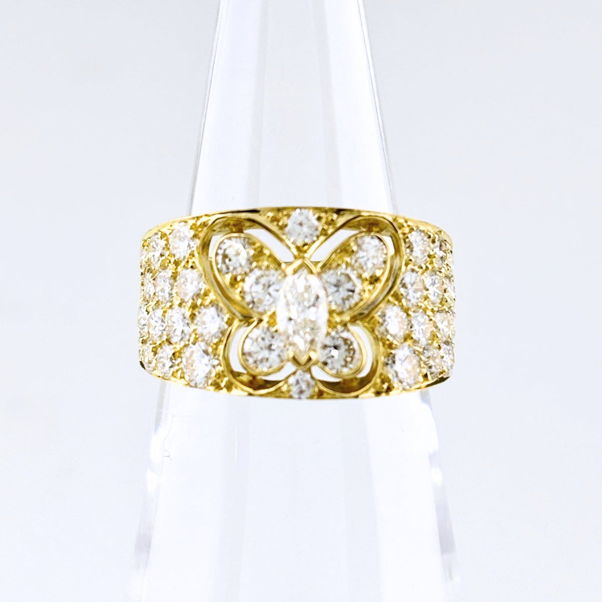 Van Cleef & Arpels Yellow Gold (18K) Band Ring (Pre-Owned)