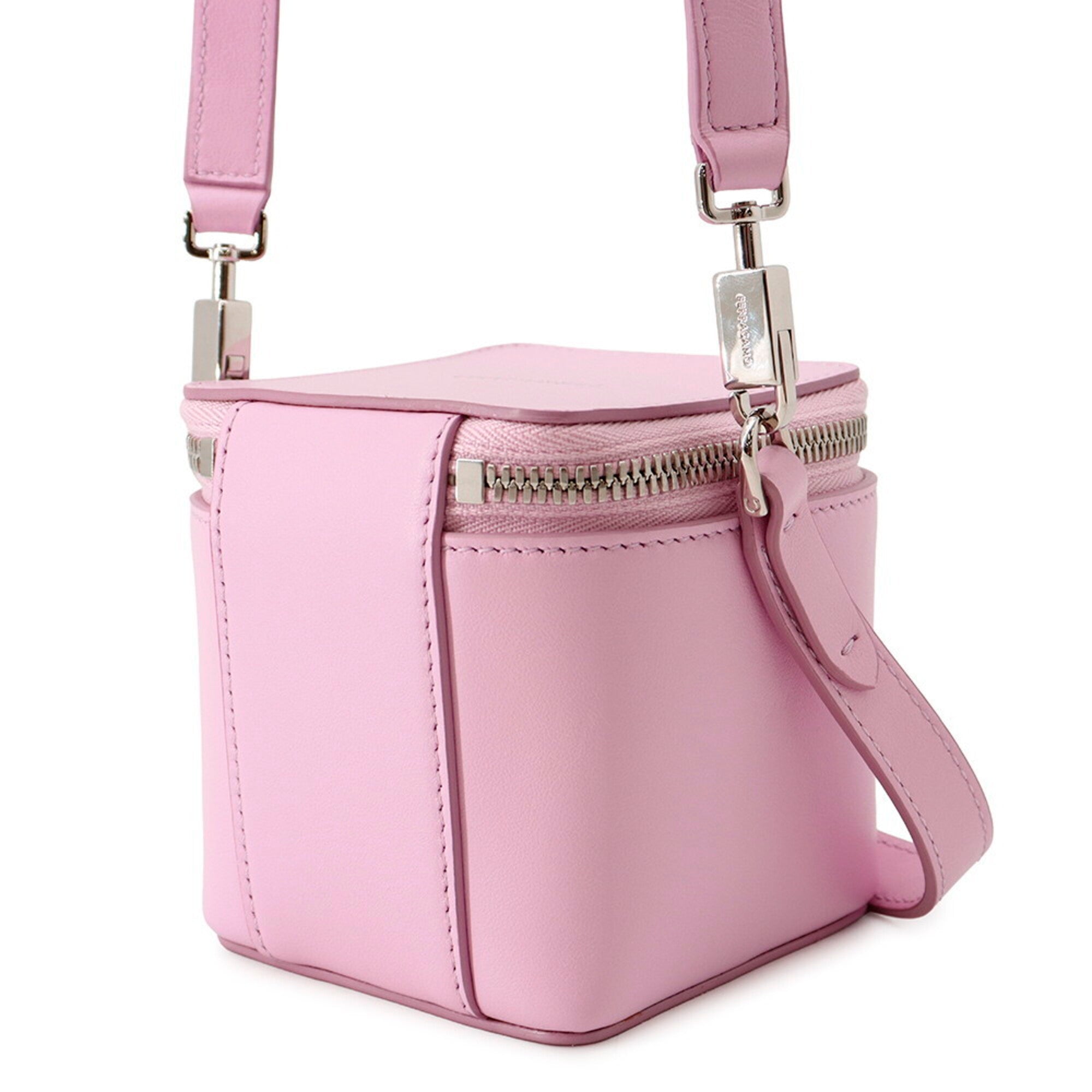 Salvatore Ferragamo Pink Leather Handbag (Pre-Owned)