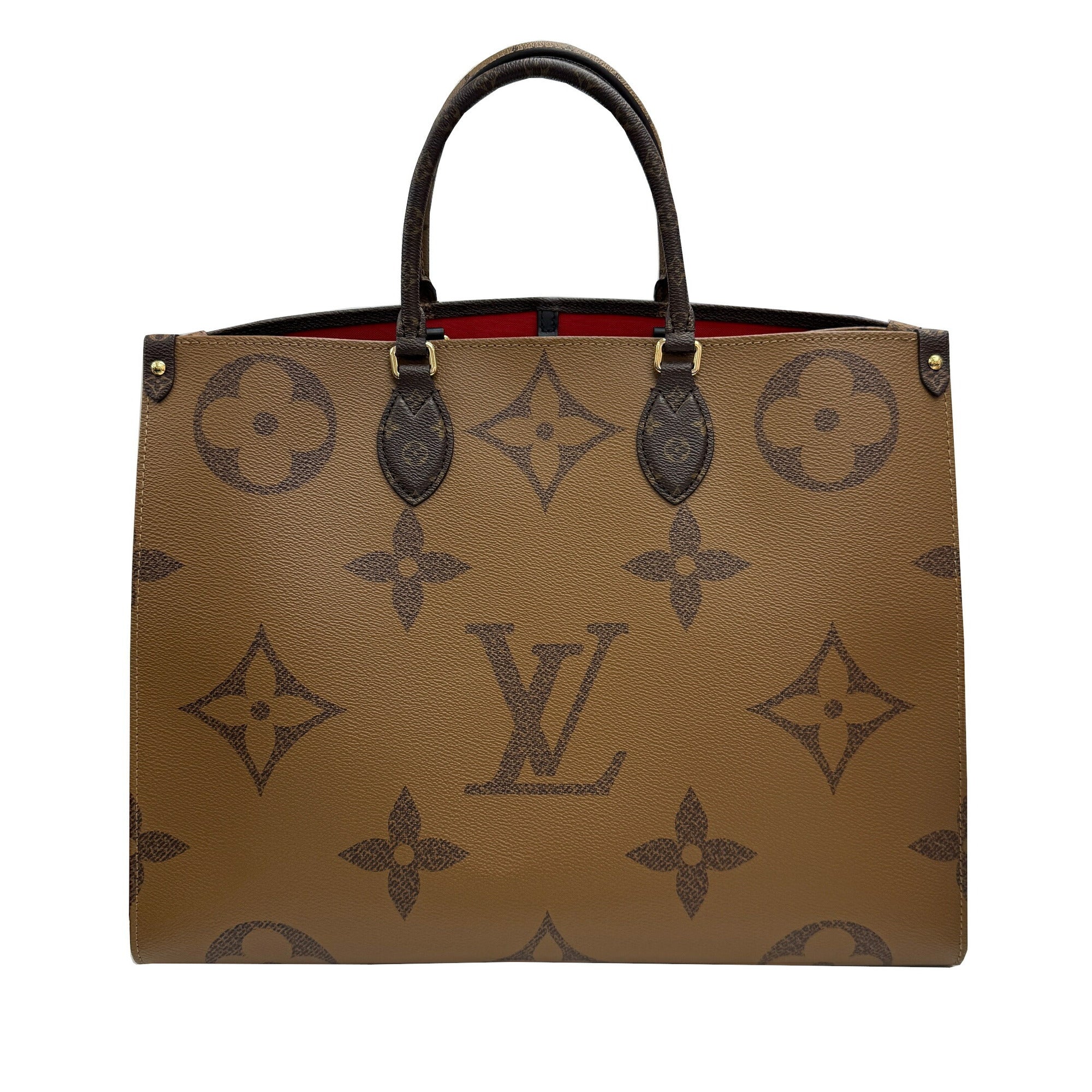Louis Vuitton Brown Monogram Monogram Reverse Monogram Monogram Reverse Tote Bag (Pre-Owned)