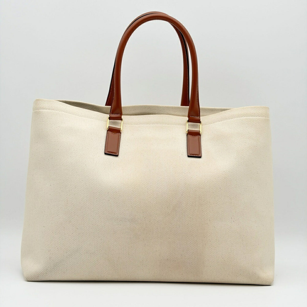 Celine Canvas Leather Tote Bag (Pre-Owned)