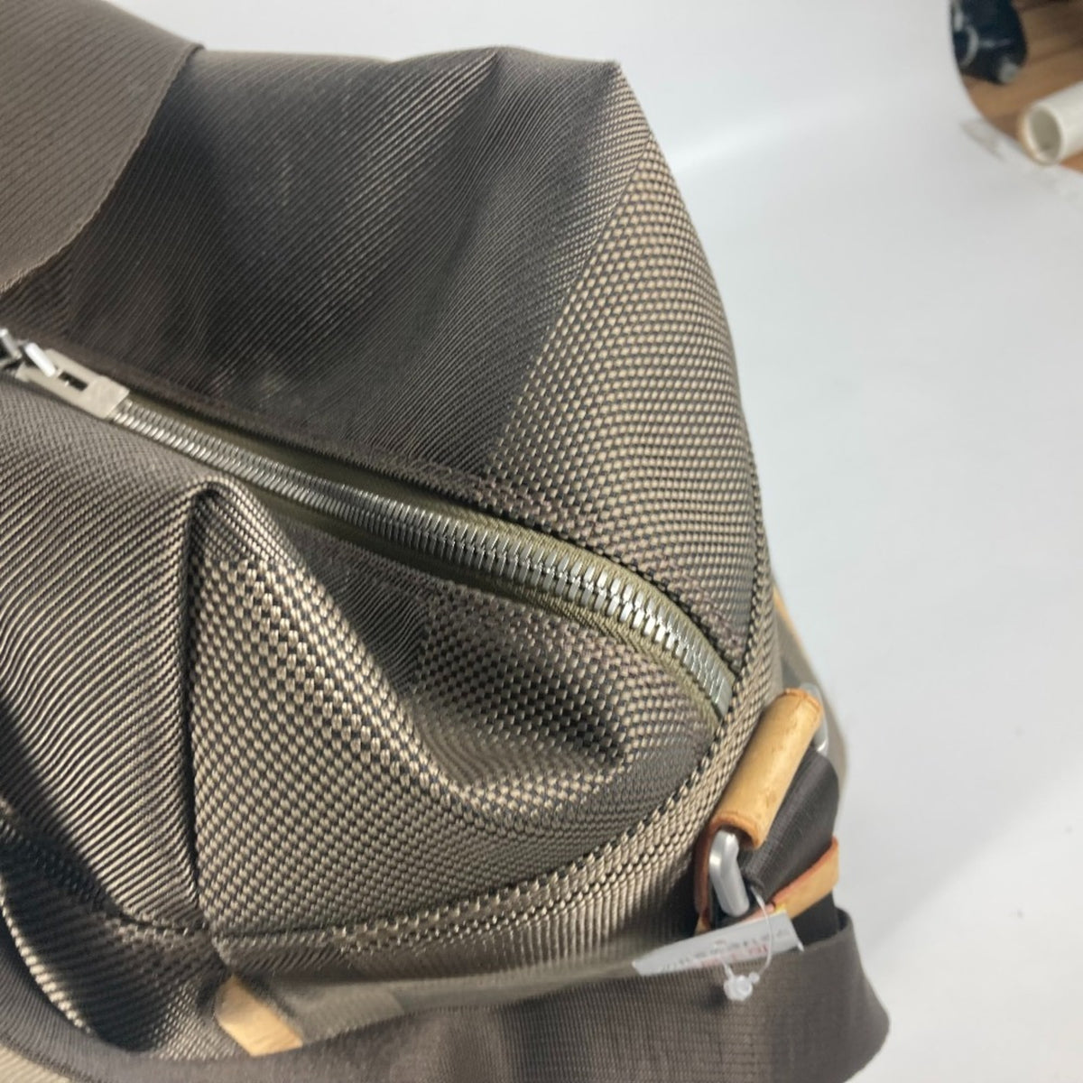 Louis Vuitton Khaki Canvas Boston Bag (Pre-Owned)