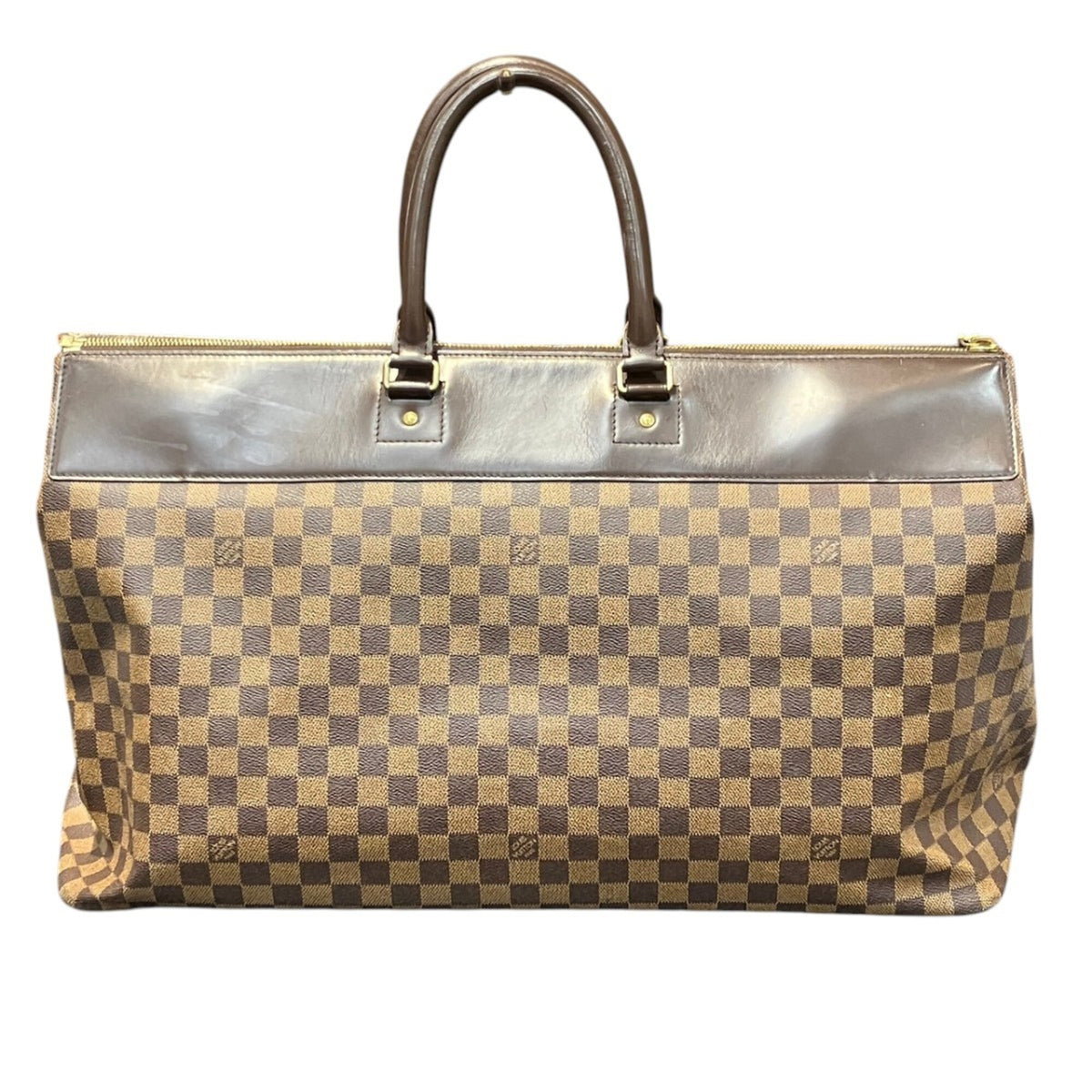 Louis Vuitton Damier Brown Damier Canvas Boston Bag (Pre-Owned)