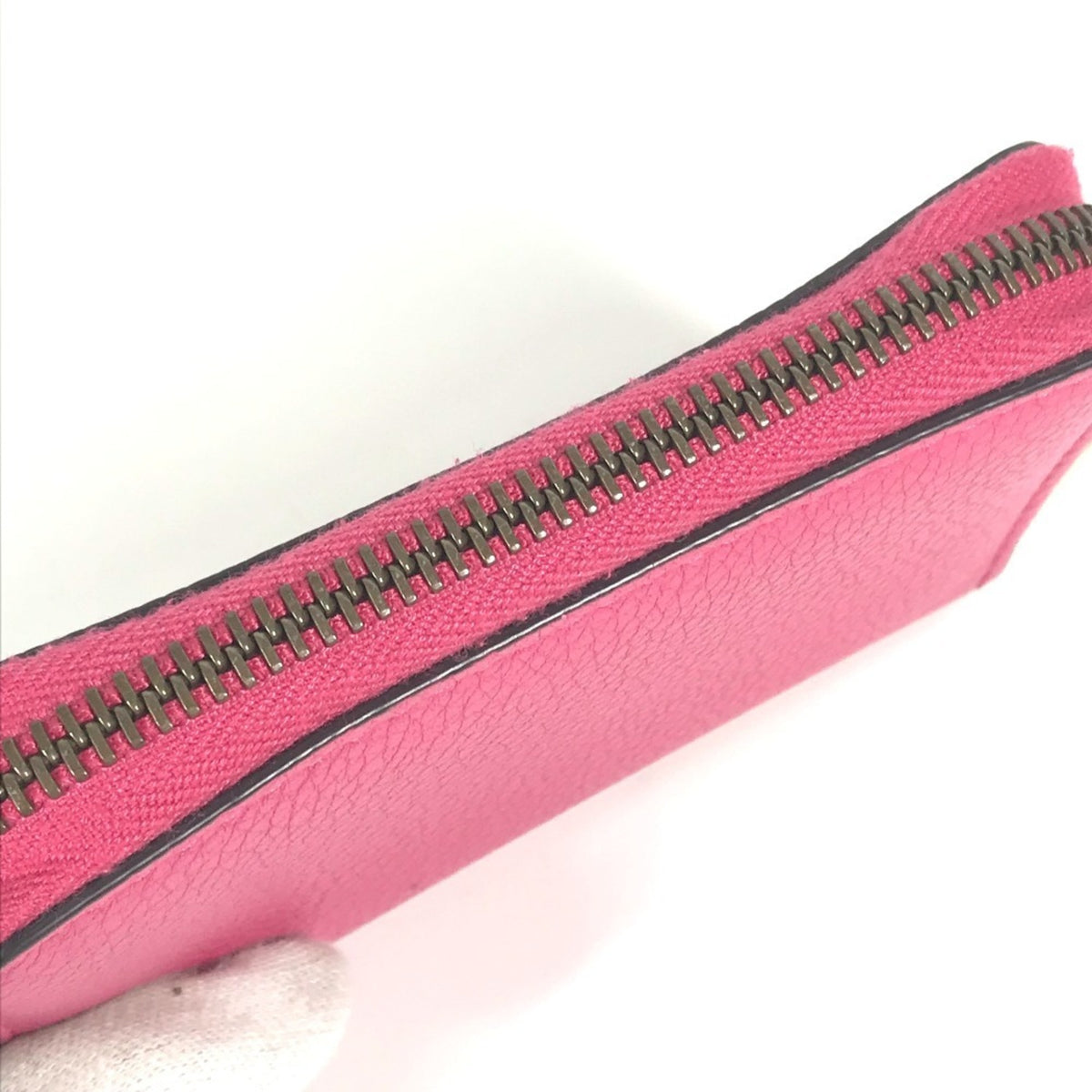 Gucci Pink Leather Coin Purse/Coin Case (Pre-Owned)